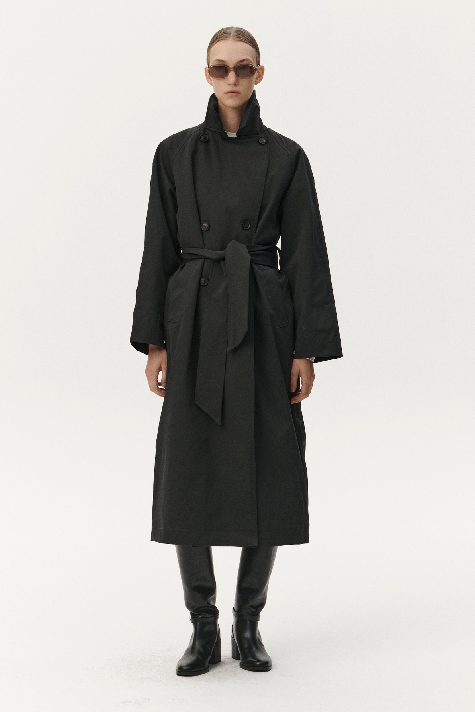 ROOMY TRENCH NINSPIN AW25 WASHED BLACK | Welter Shelter