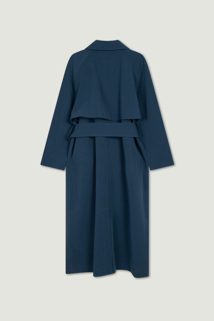 ROOMY TRENCH SS'24 BLUE