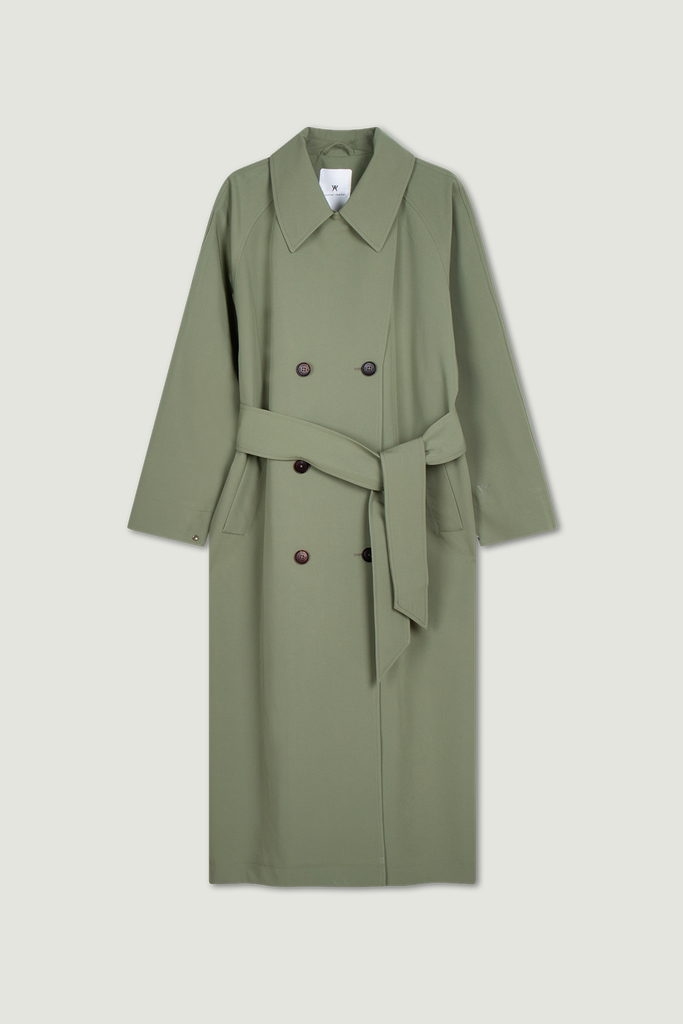 ROOMY TRENCH SS'24 LIGHT ARMY