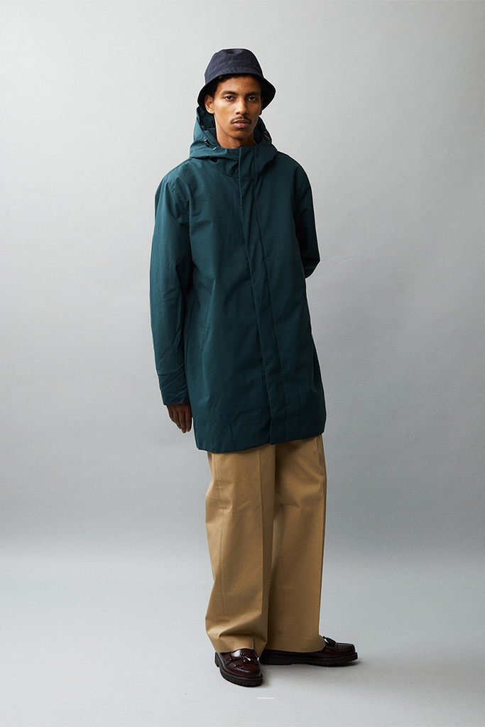 TERROR WEATHER PARKA POLY RAYON AW22 TEAL