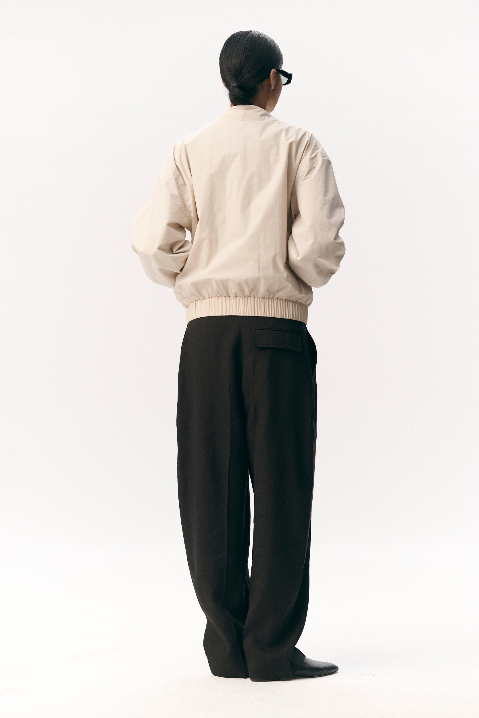 SHORT TRACKER WM NYLON SS26 BEIGE