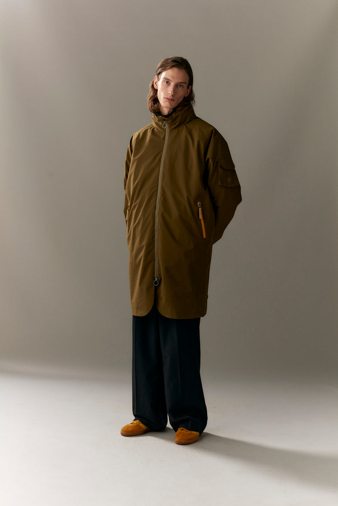 ROOMY ROSS G RE-DOWN RIB STOP AW23 OLIVE