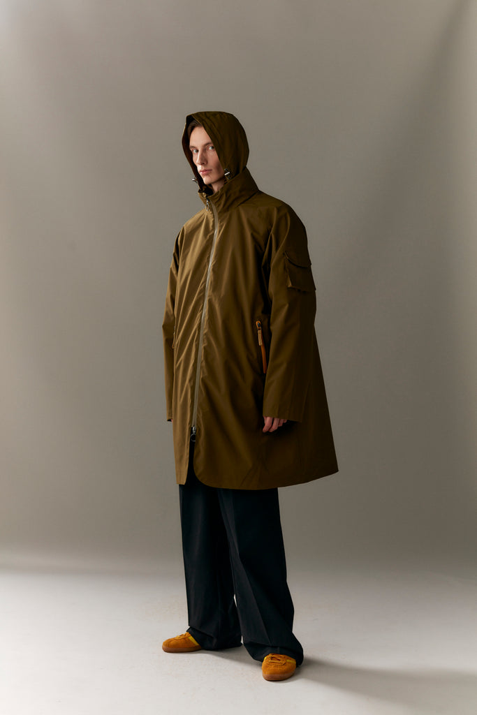 ROOMY ROSS G RE-DOWN RIB STOP AW23 OLIVE
