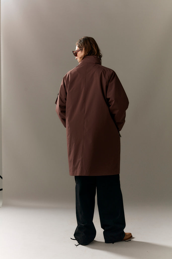 ROOMY ROSS G RE-DOWN RIB STOP AW23 rust