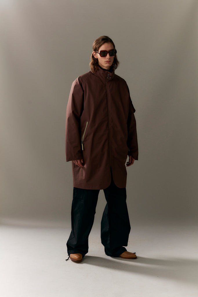 ROOMY ROSS G RE-DOWN RIB STOP AW23 RUST
