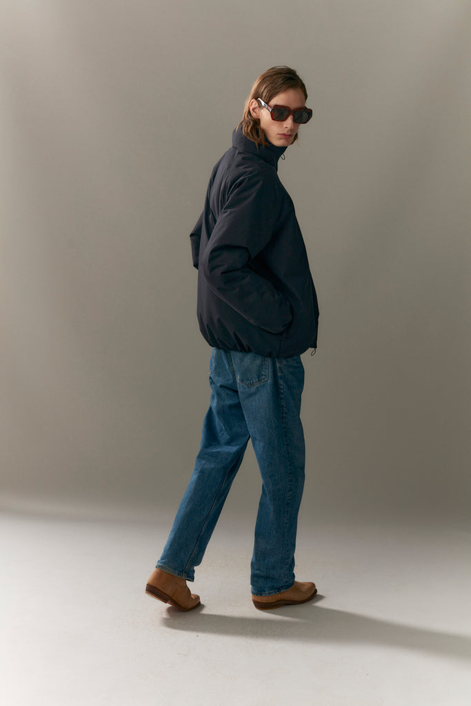 SHORT TRACKER POLY RAYON WINTER AW23 NAVY