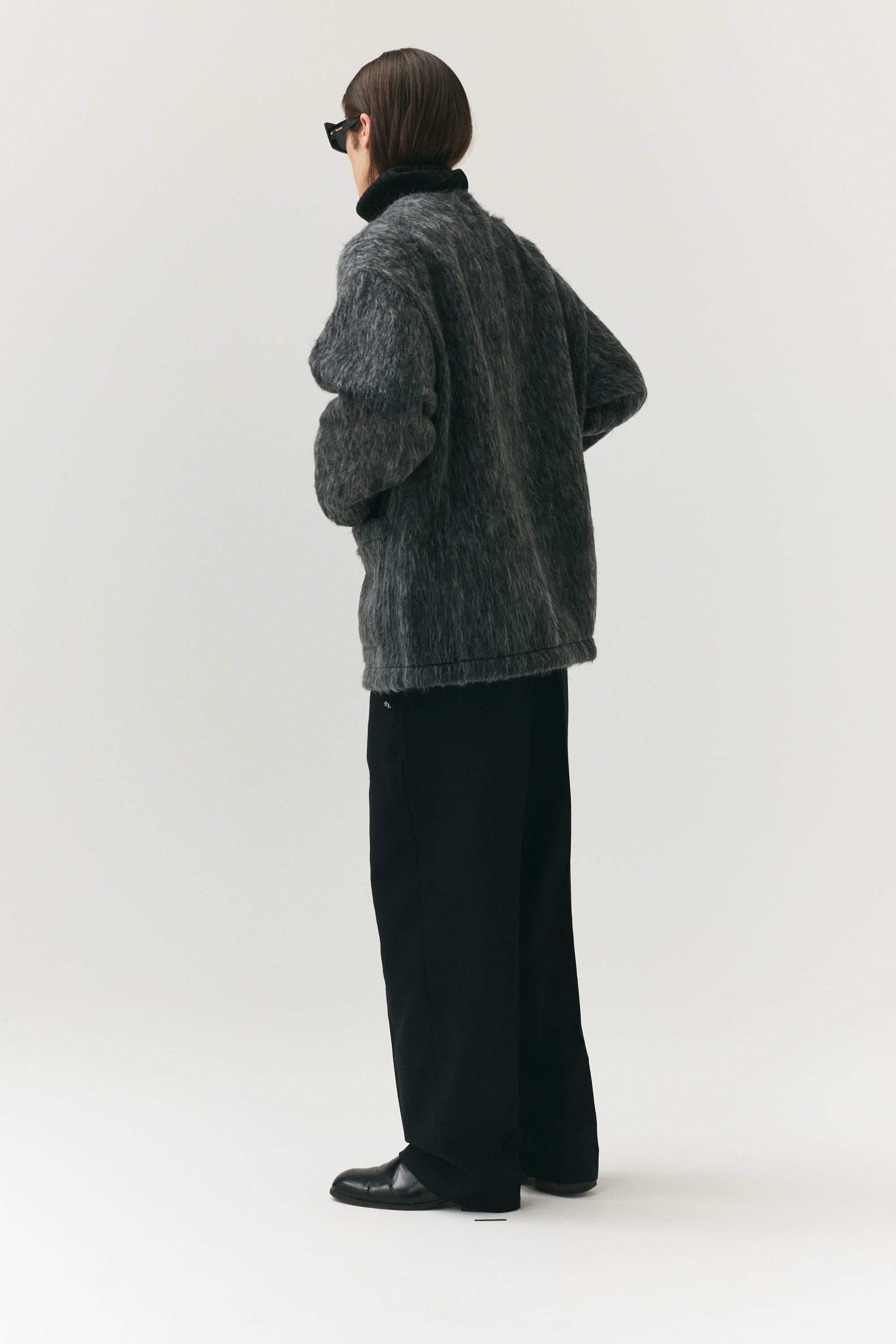 CARDI BONDED - Winter Coat - Grey - Wool winterjacket, stylish and