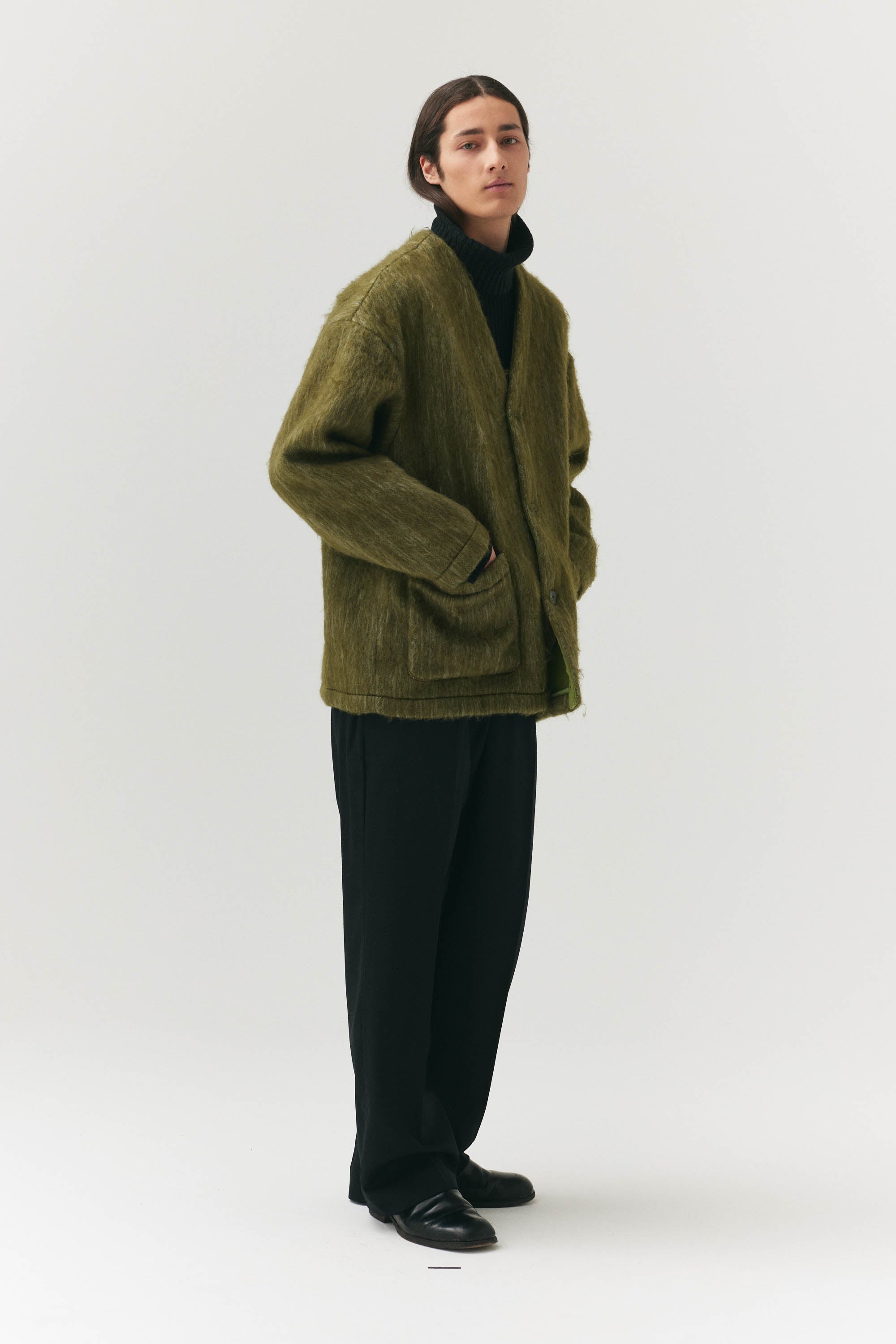 CARDI BONDED - Winter Coat - Green - Wool winterjacket, stylish