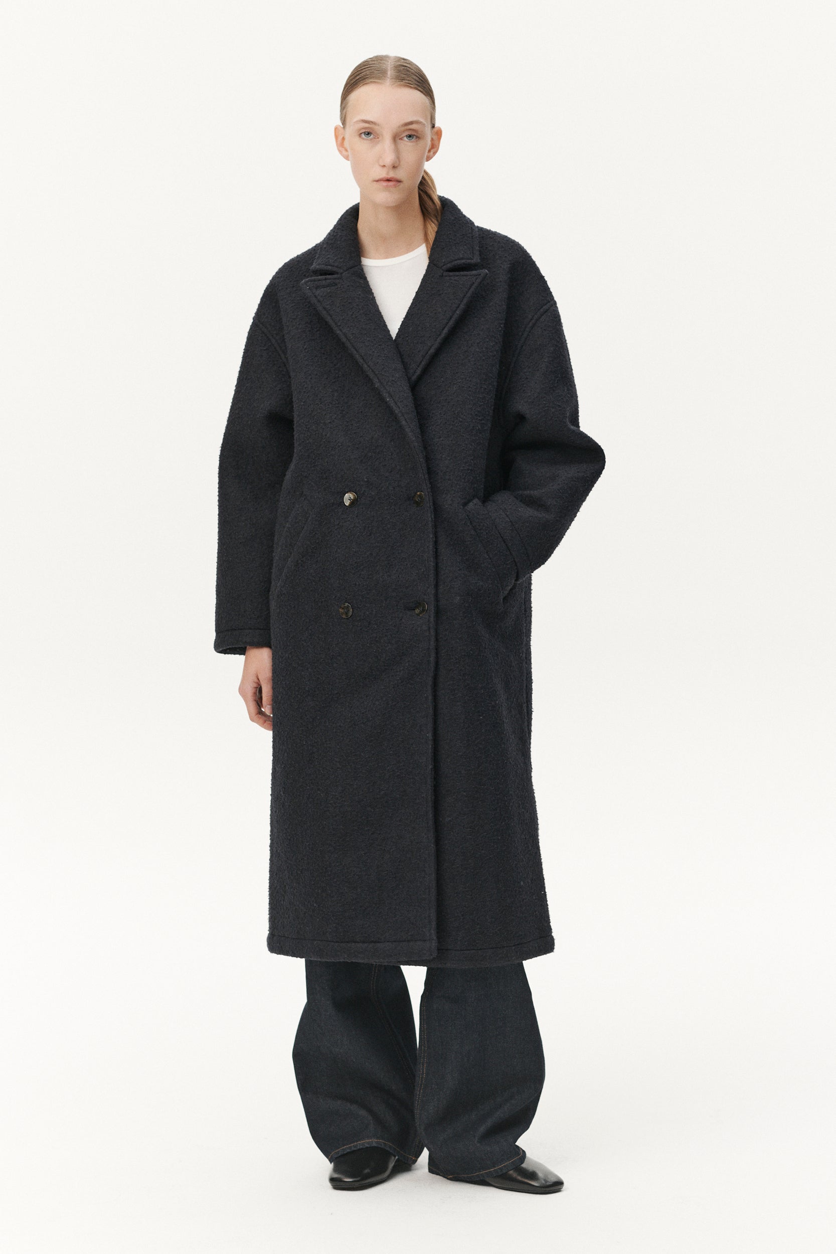 BB OVERCOAT AW25 NAVY