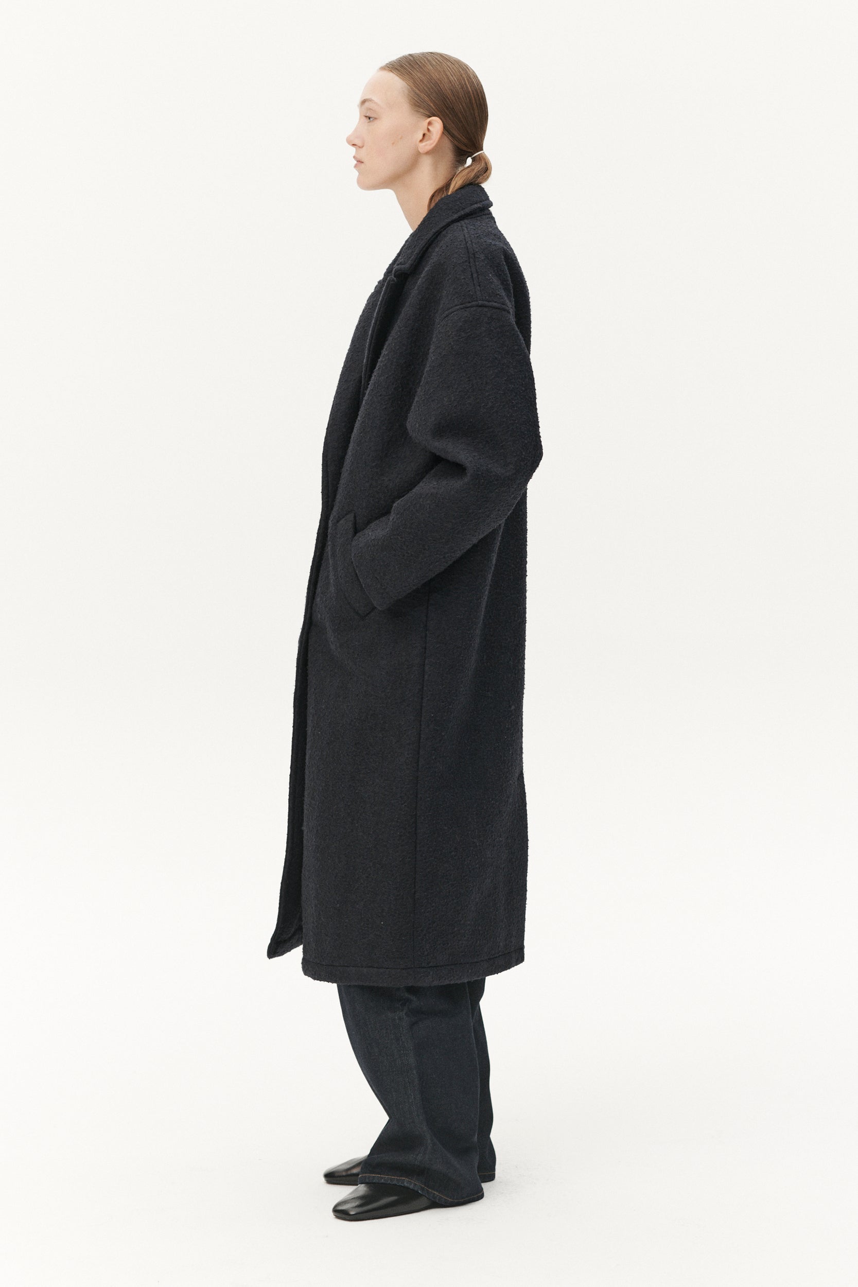 BB OVERCOAT AW25 NAVY