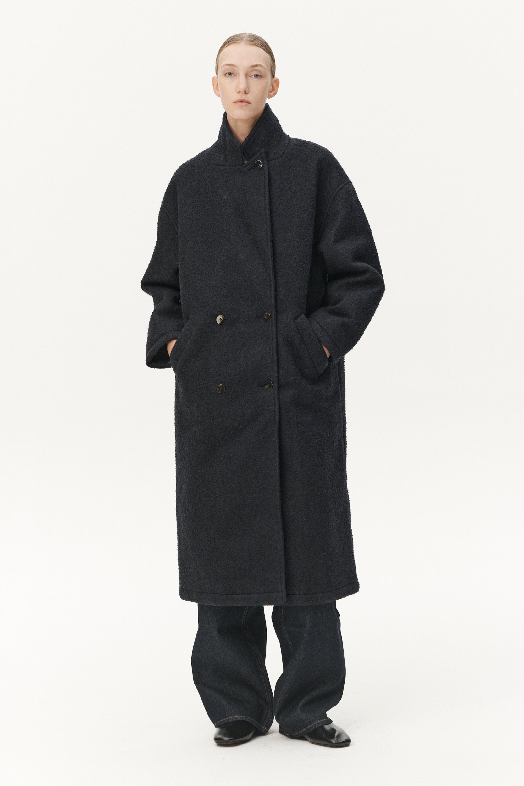 BB OVERCOAT AW25 NAVY
