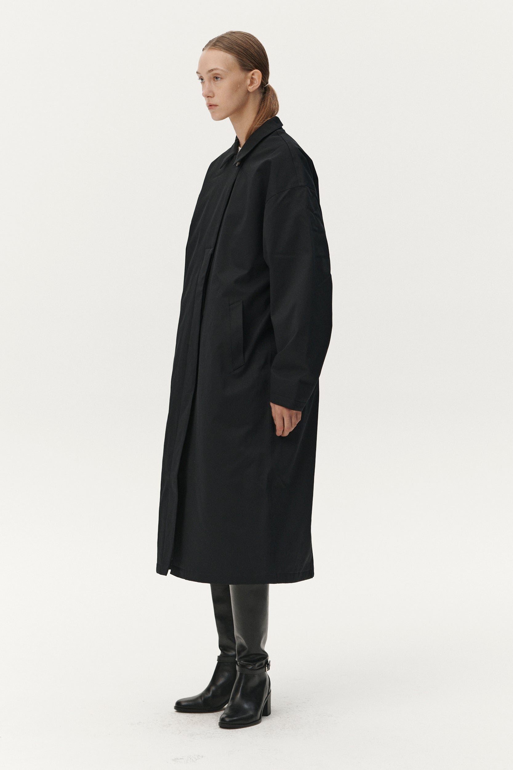 ☆新品未使用☆BIRTHDAY BASH A LINE NS COAT JANICE B NIN SPIN AW25 BLACK | Welter Shelter