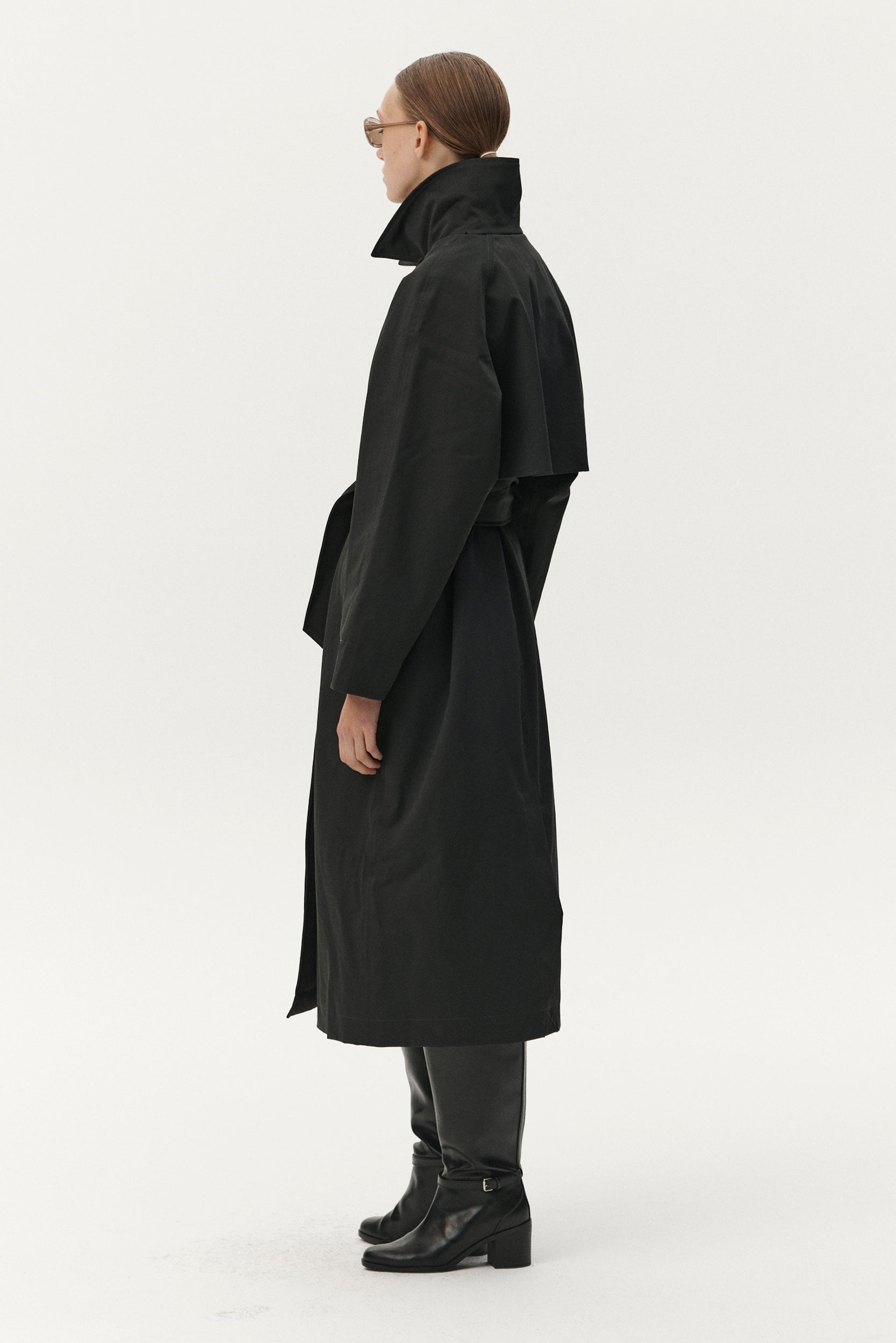 ROOMY TRENCH NINSPIN AW25 WASHED BLACK