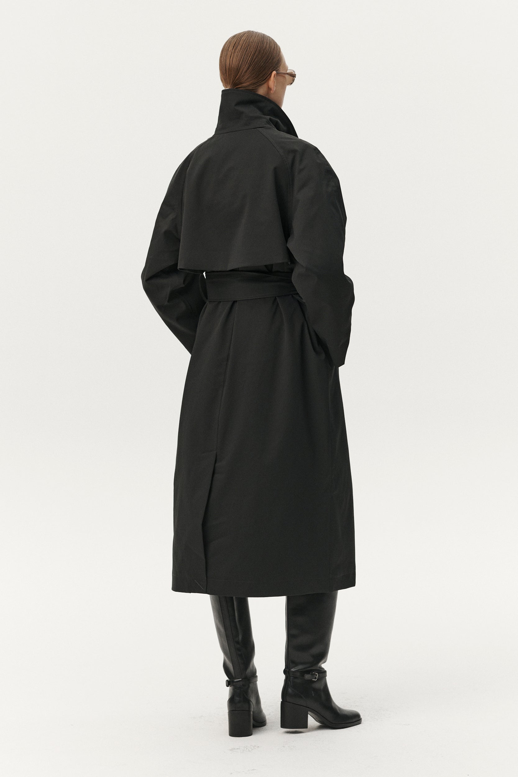 ROOMY TRENCH NINSPIN AW25 WASHED BLACK