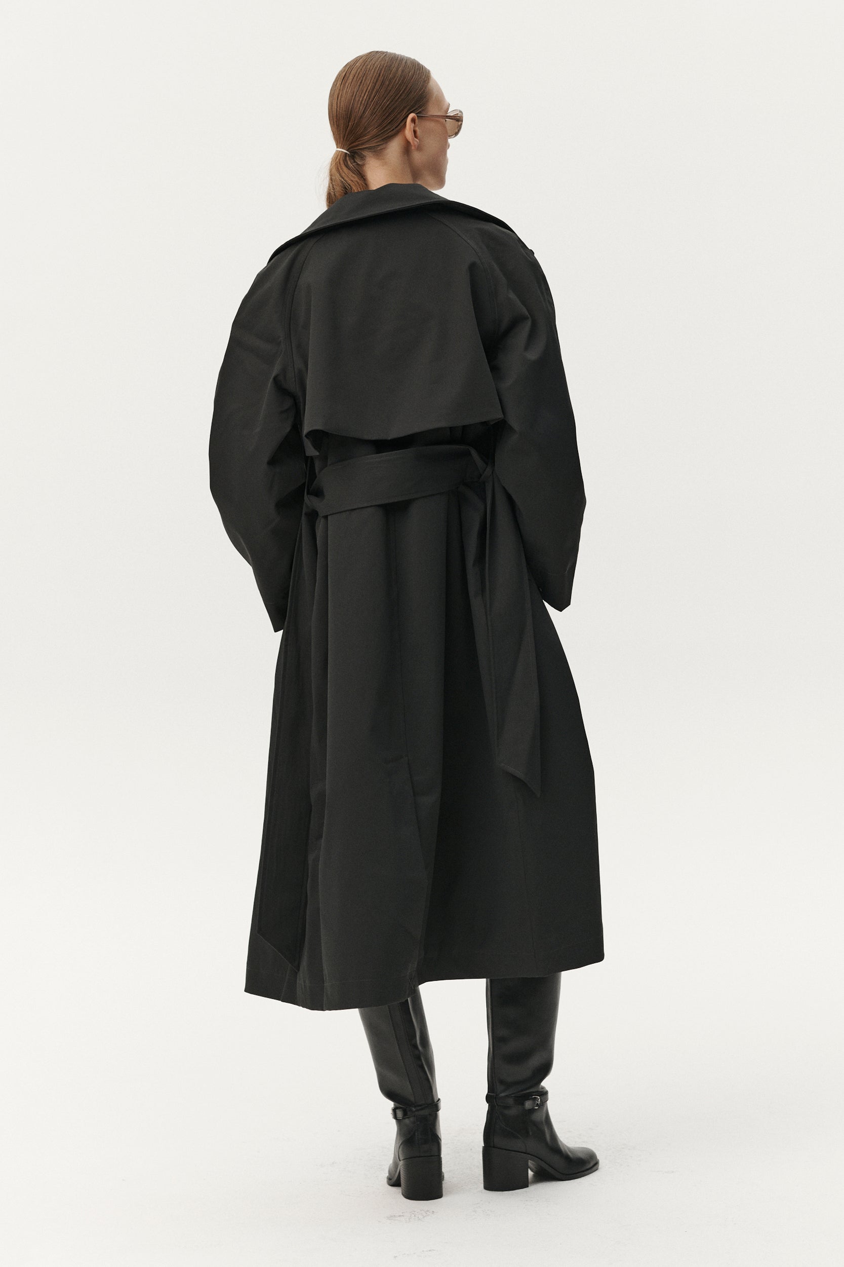 ROOMY TRENCH NINSPIN AW25 WASHED BLACK