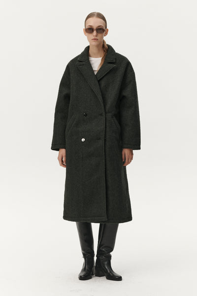 ジャケット・アウター BeBeoD Teddy boa cape coat green ジャケット・アウター BeBeoD Teddy boa cape coat green