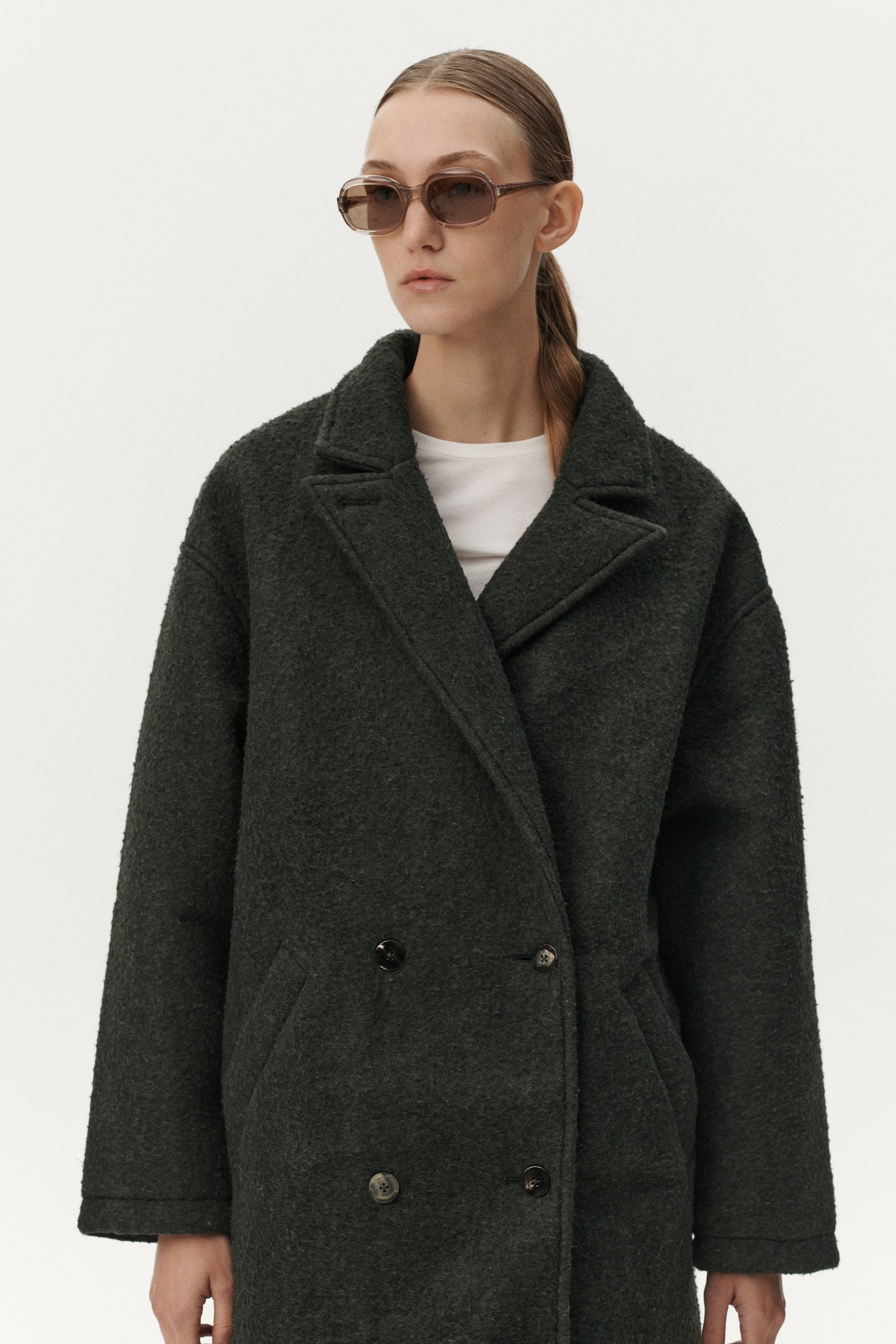 BB OVERCOAT AW25 GREEN