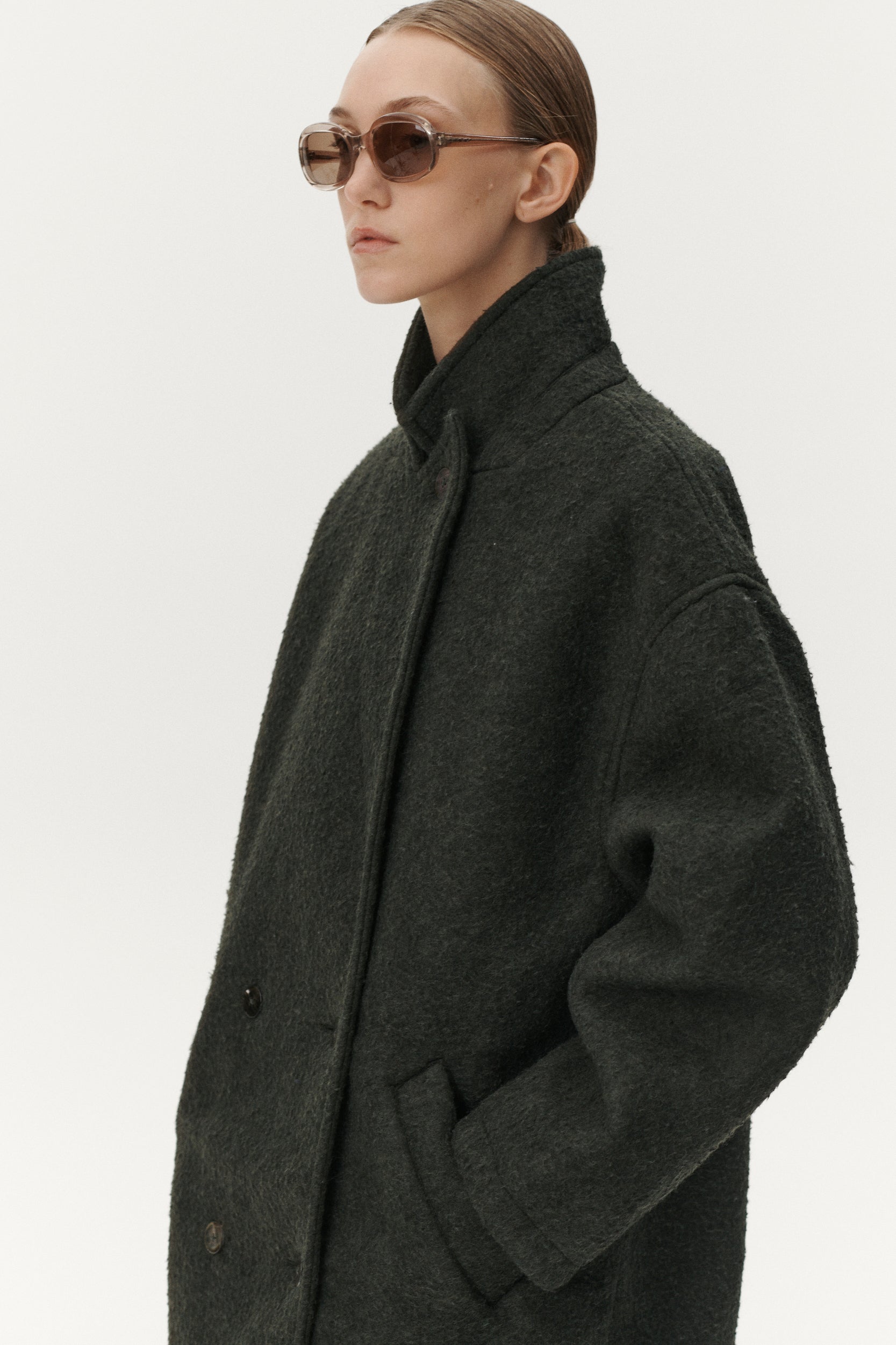 BB OVERCOAT AW25 GREEN