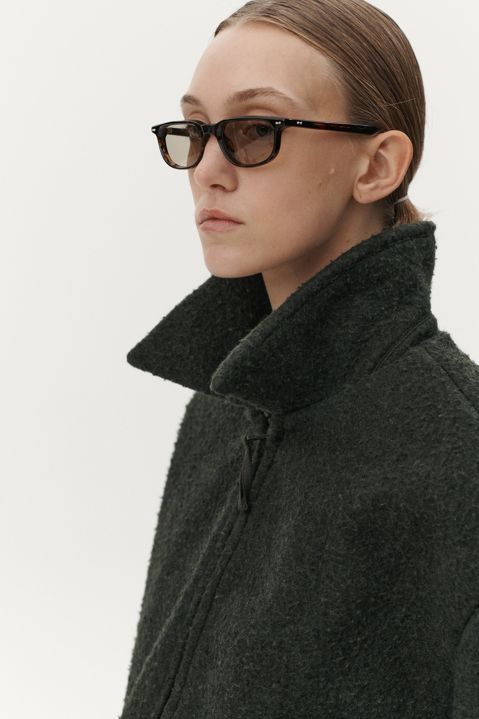 SHIRT JACKET BOILED AW25 GREEN