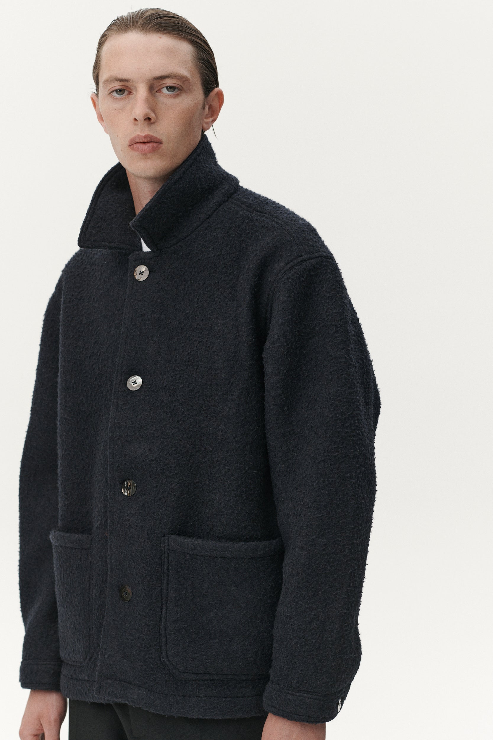 O SHIRT BOILED AW25 NAVY | Welter Shelter