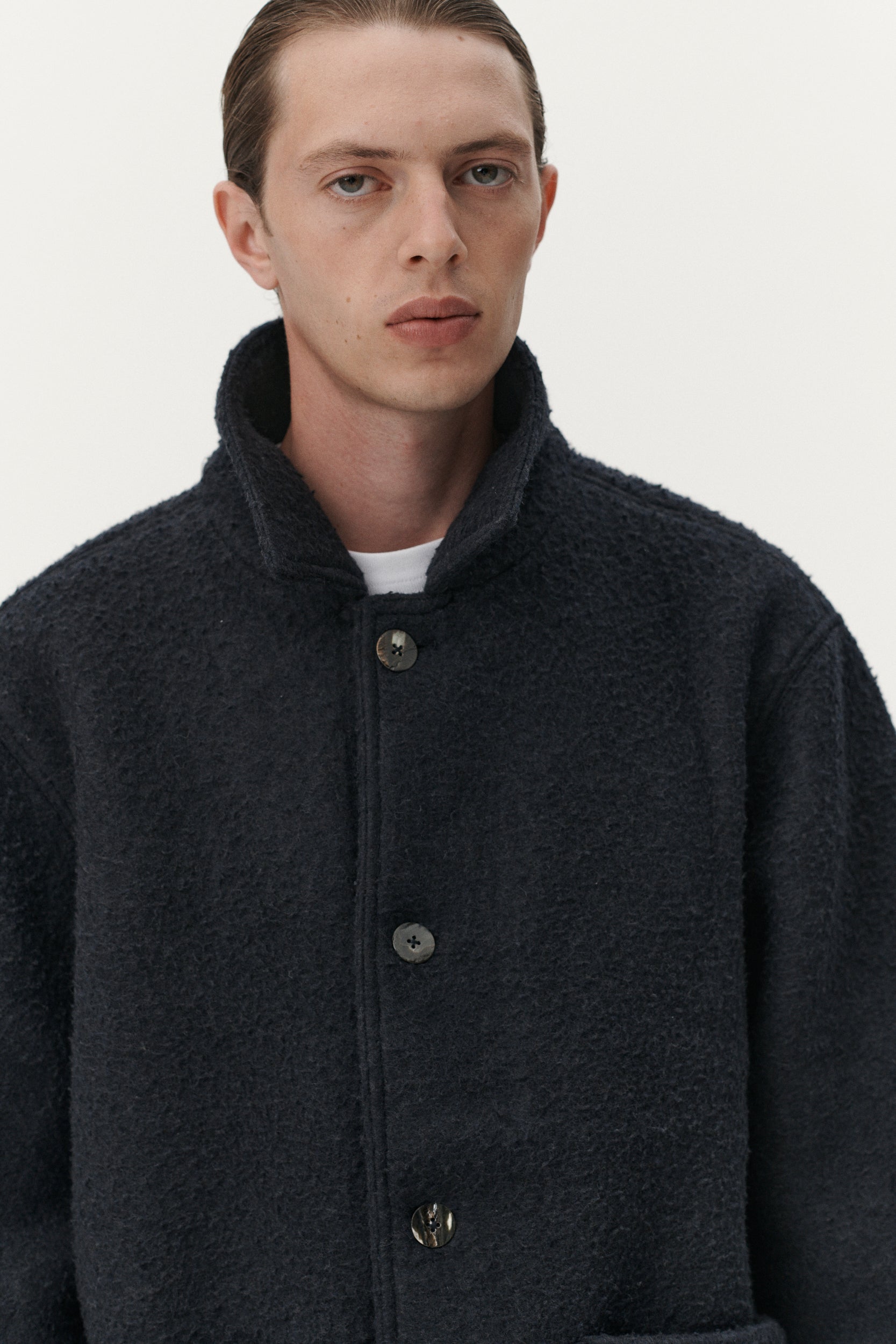 O SHIRT BOILED AW25 NAVY