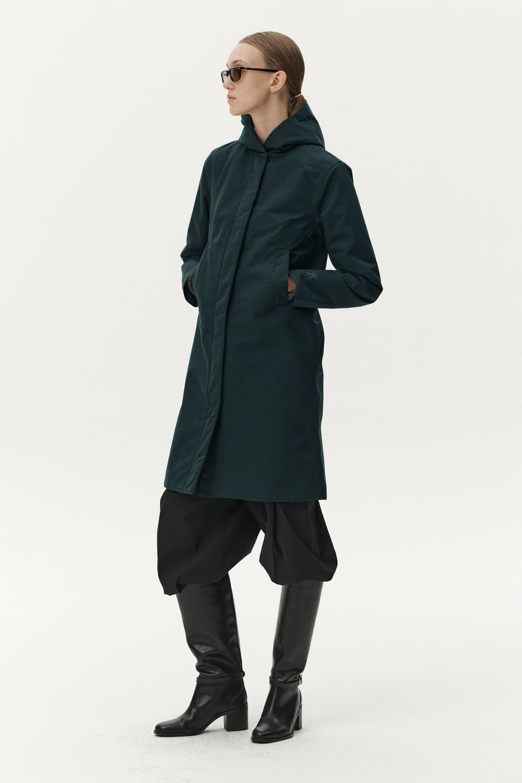 NOT SO LONG TUBE SPOILER AW25 DEEP AQUA GREEN