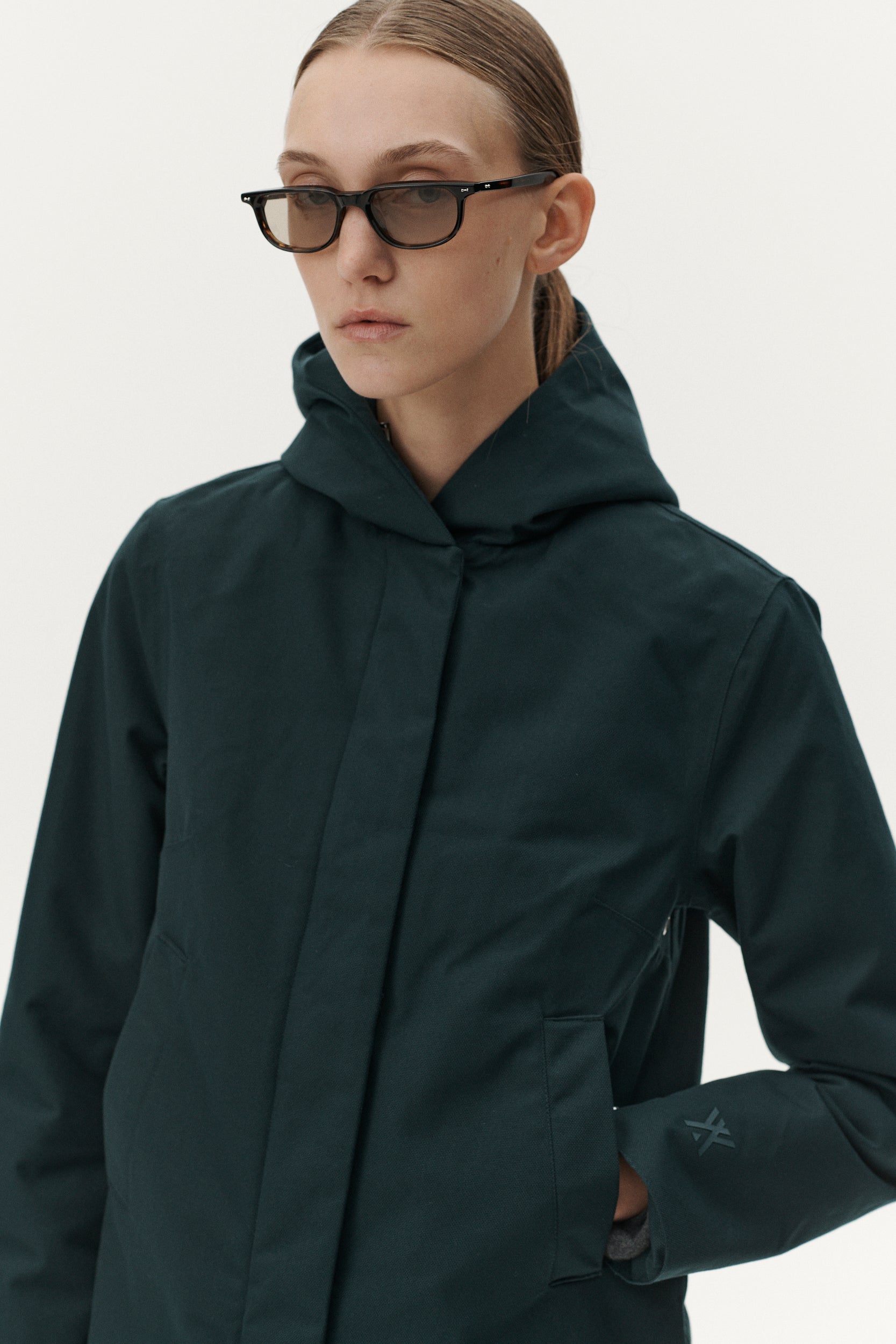 NOT SO LONG TUBE SPOILER AW25 DEEP AQUA GREEN