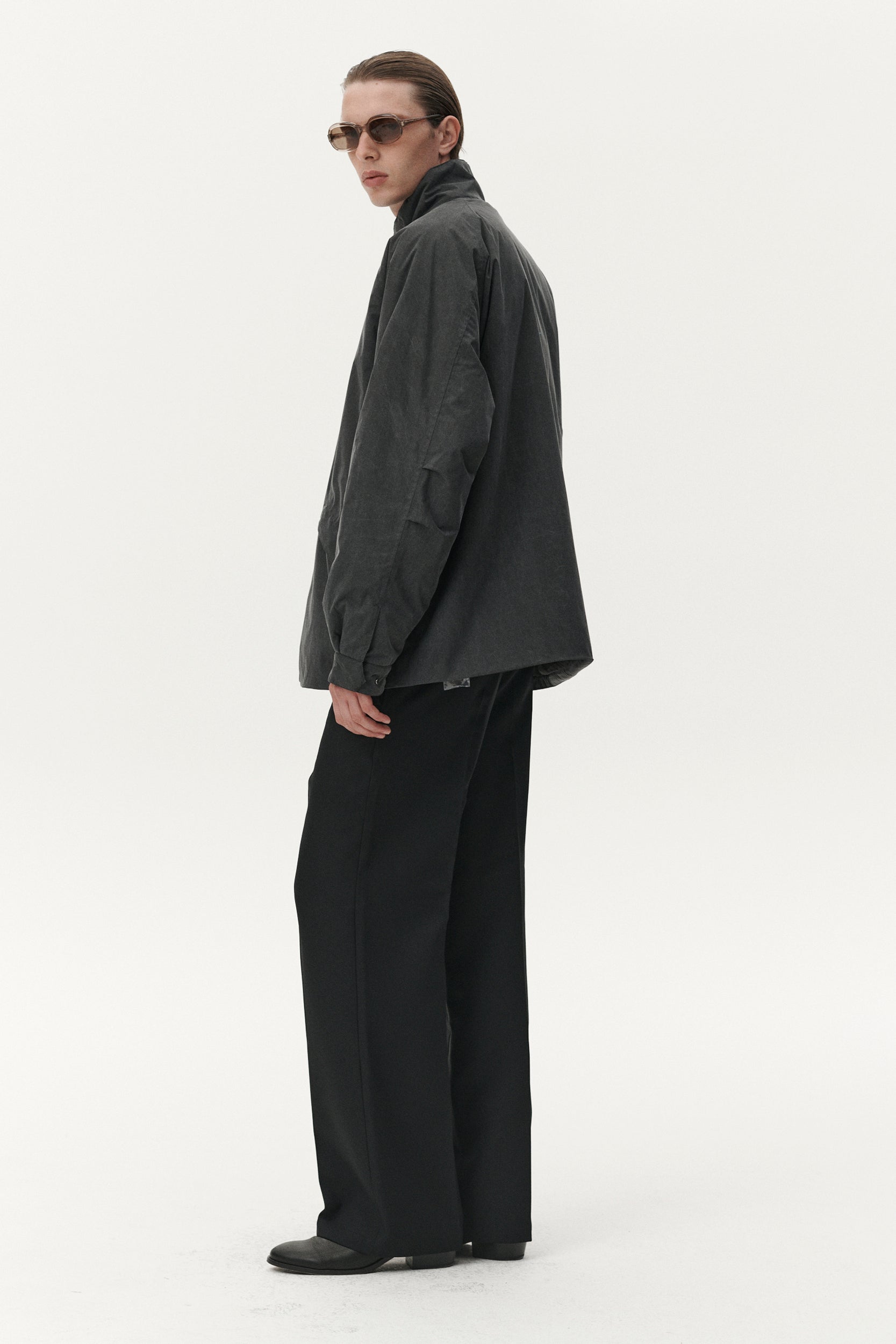 SHORT COACH WASHED AW25 WASHED BLACK