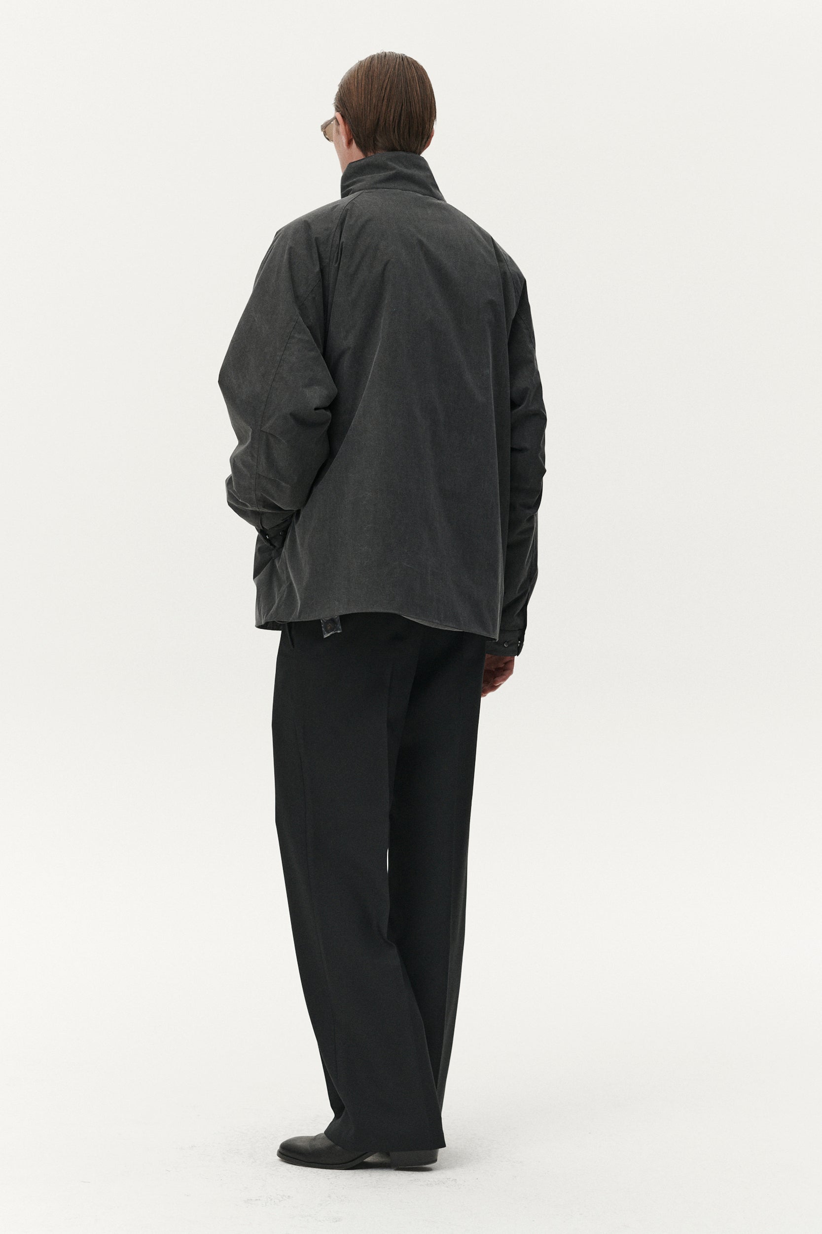 SHORT COACH WASHED AW25 WASHED BLACK