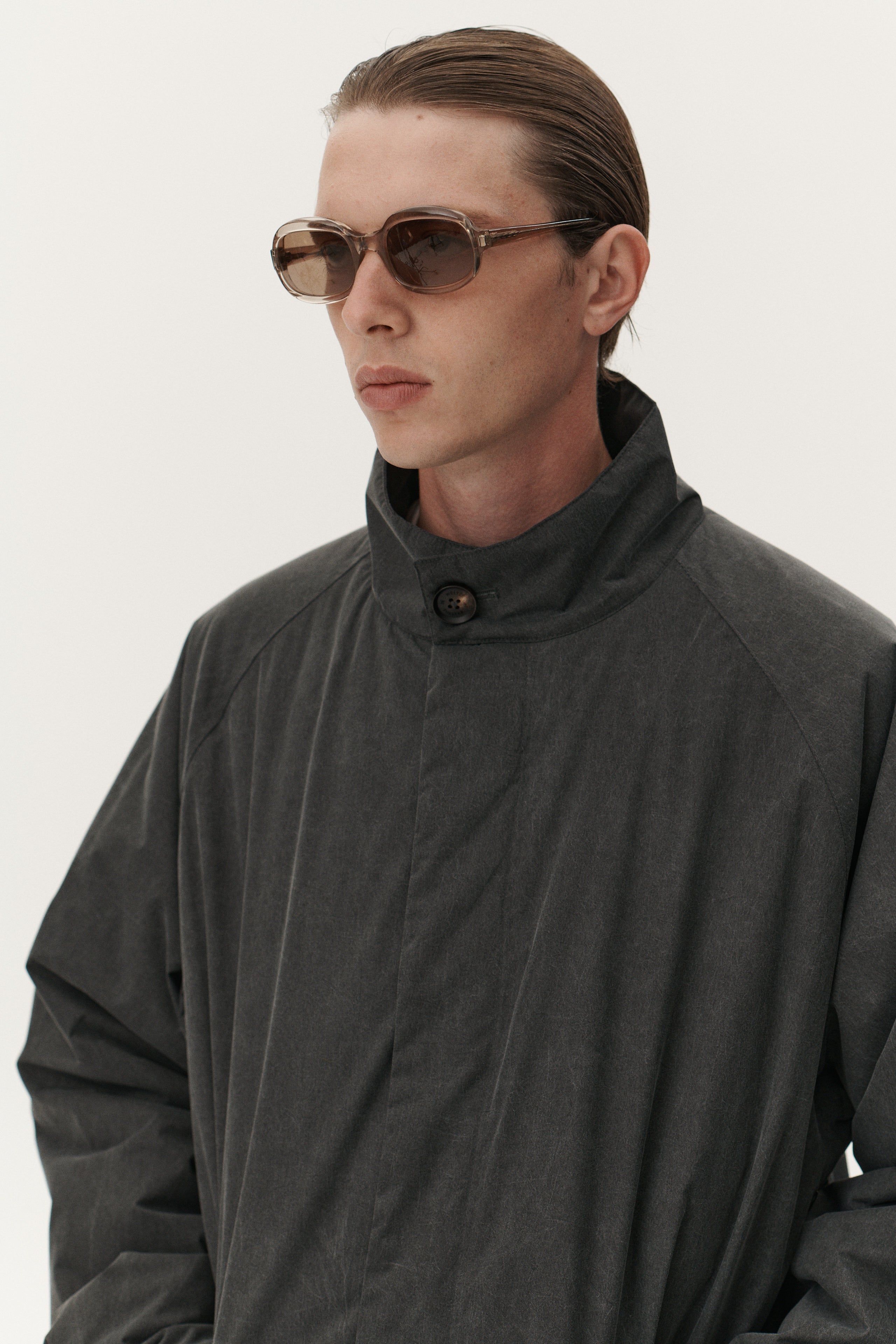 SHORT COACH WASHED AW25 WASHED BLACK