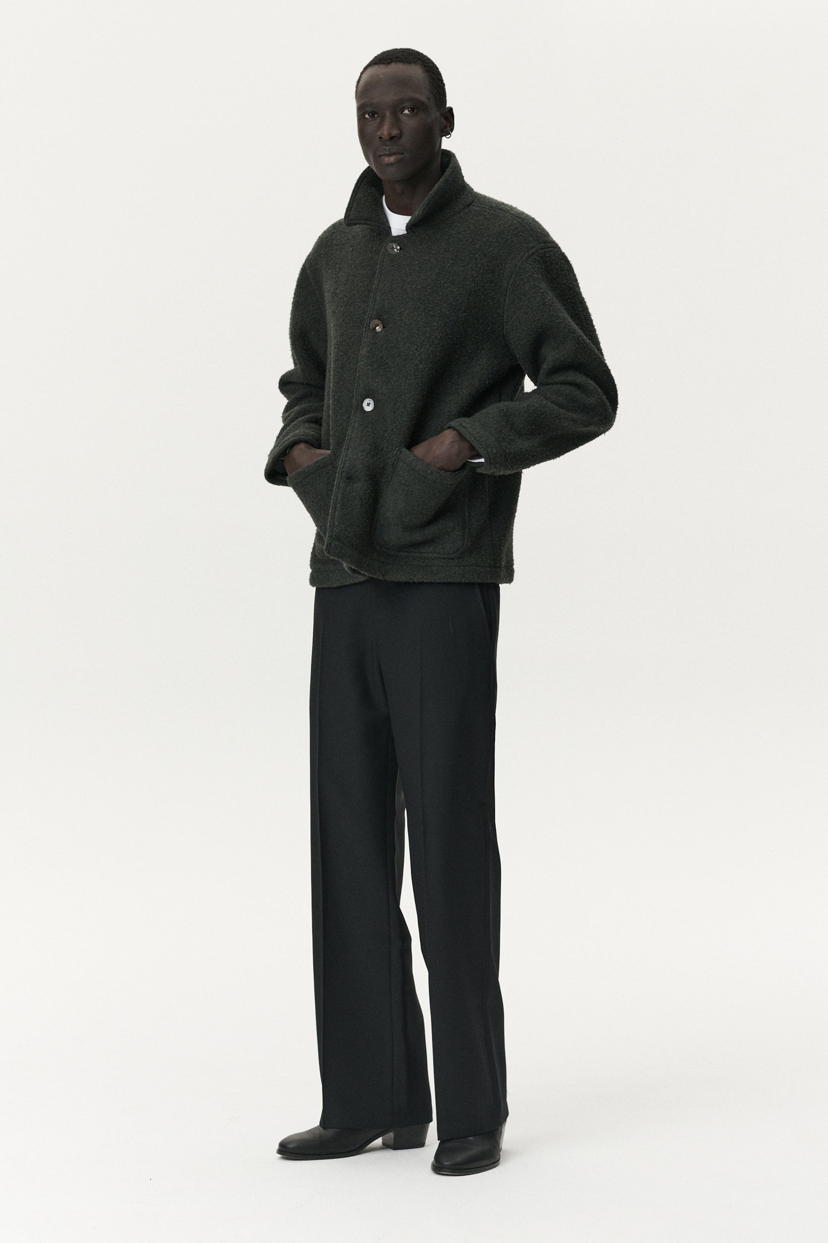 O SHIRT BOILED AW25 GREEN