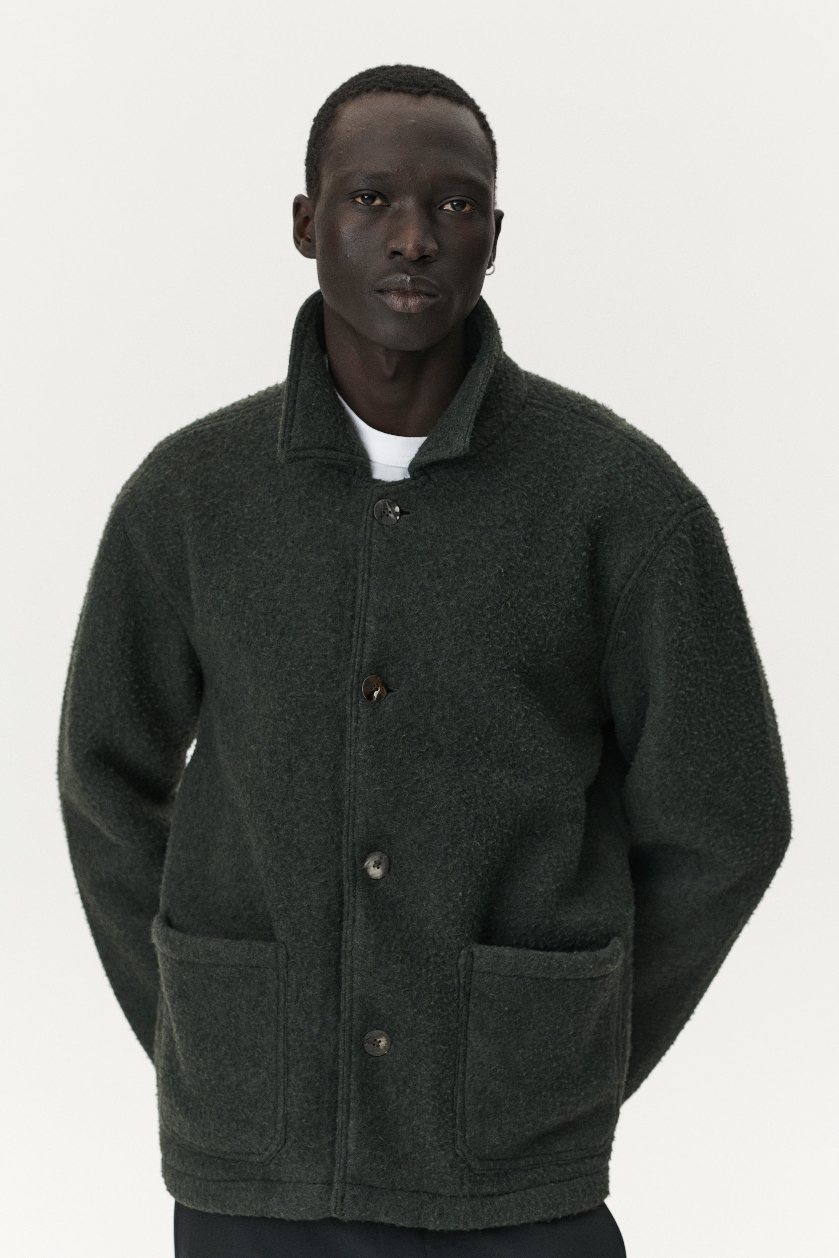 O SHIRT BOILED AW25 GREEN