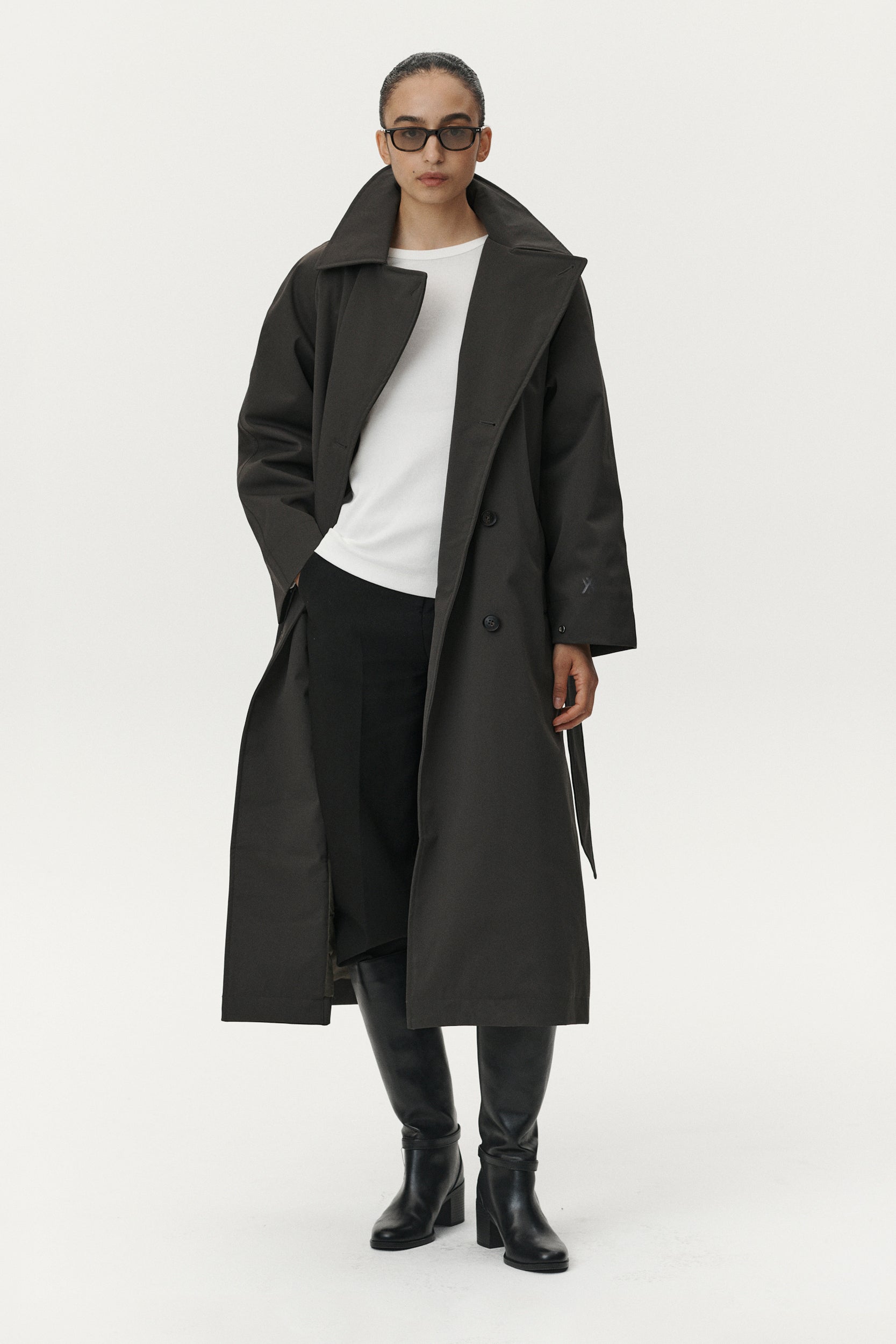 ROOMY TRENCH NINSPIN AW25 FADED COFFEE