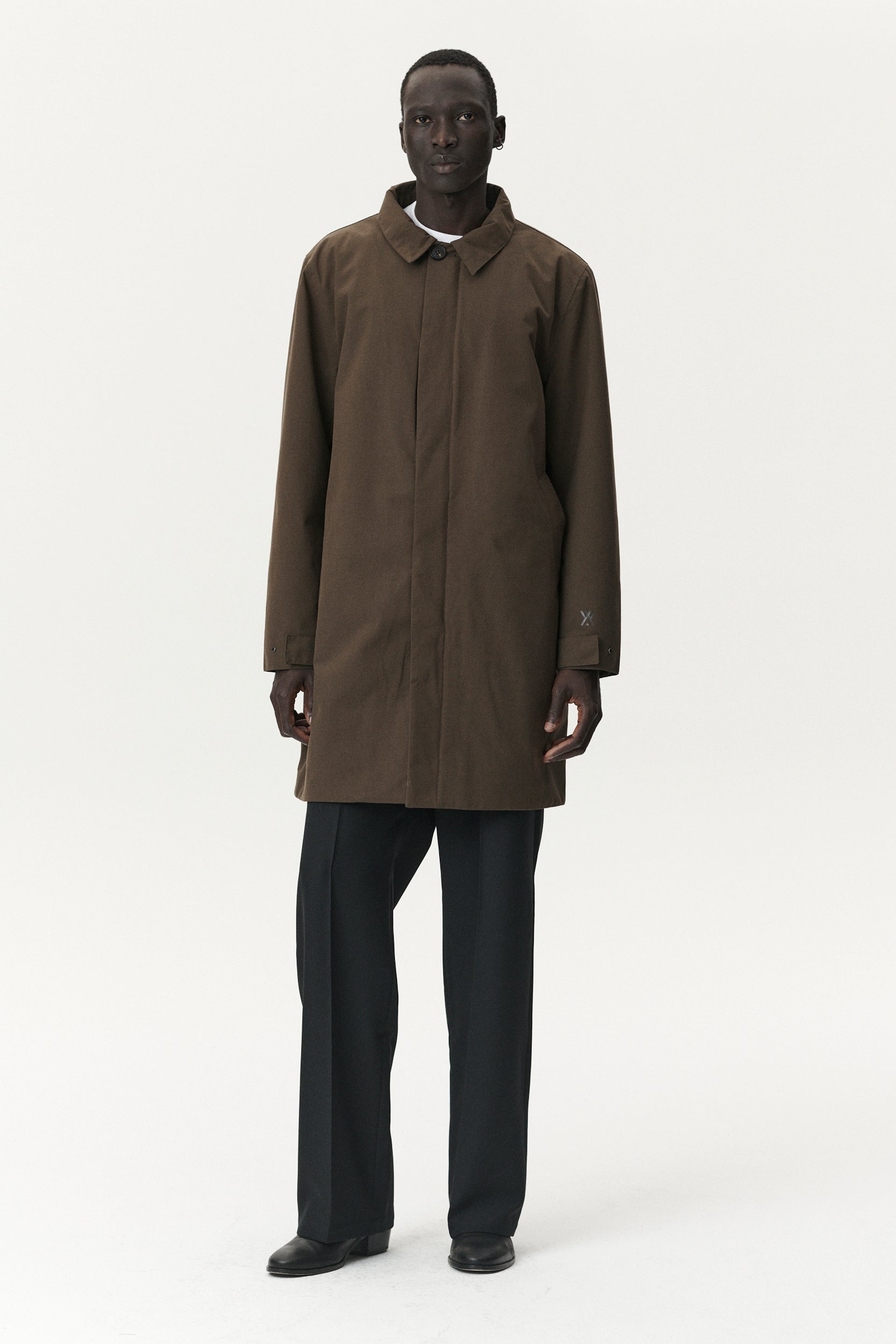 LONG DONG POLYRAYON WOOL LOOK AW25 OLIVE