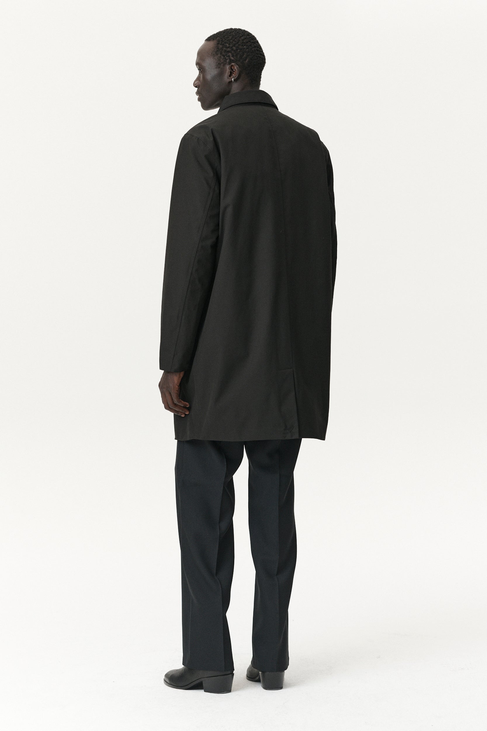 LONG DONG POLYRAYON WOOL LOOK AW25 BLACK