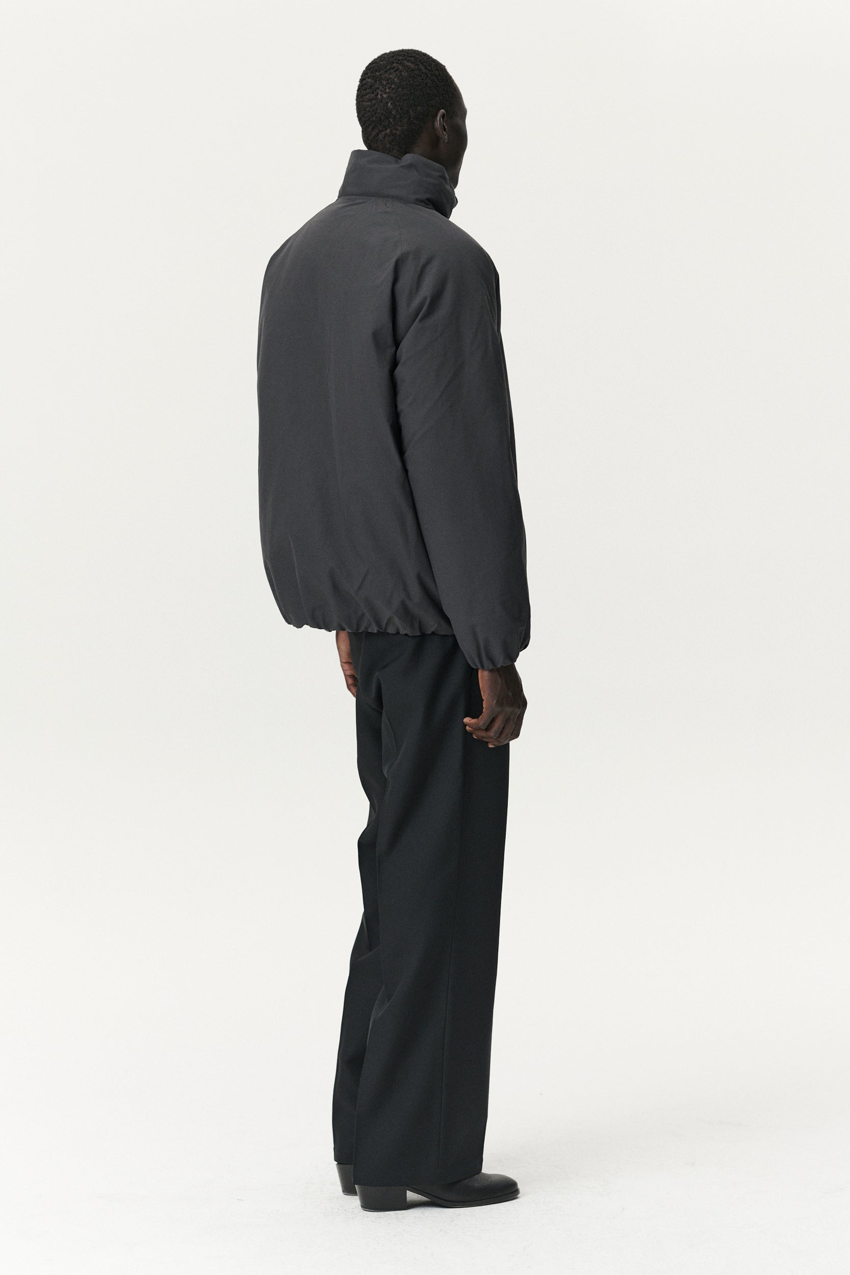 SHORT TRACKER POLY RAYON AW25 STEEL GREY