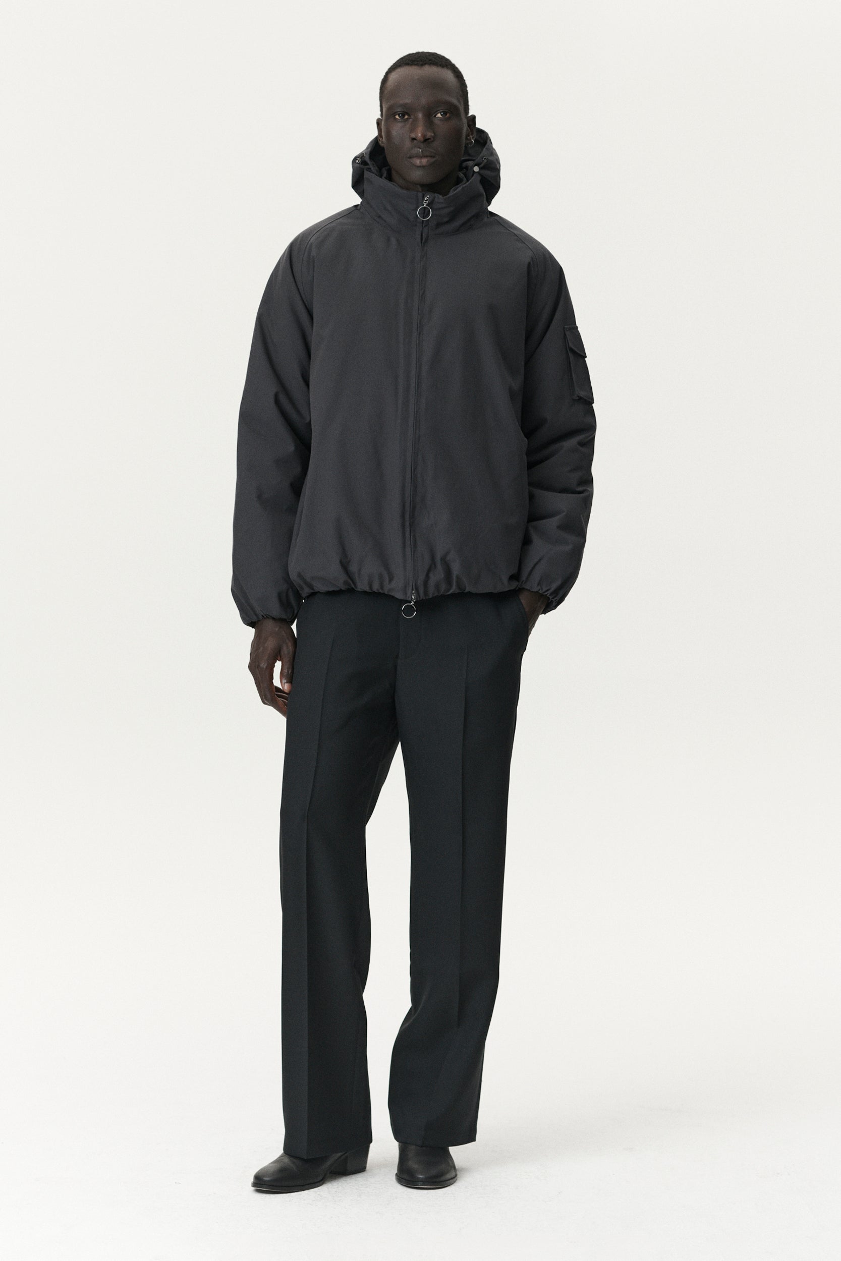 SHORT TRACKER POLY RAYON AW25 STEEL GREY