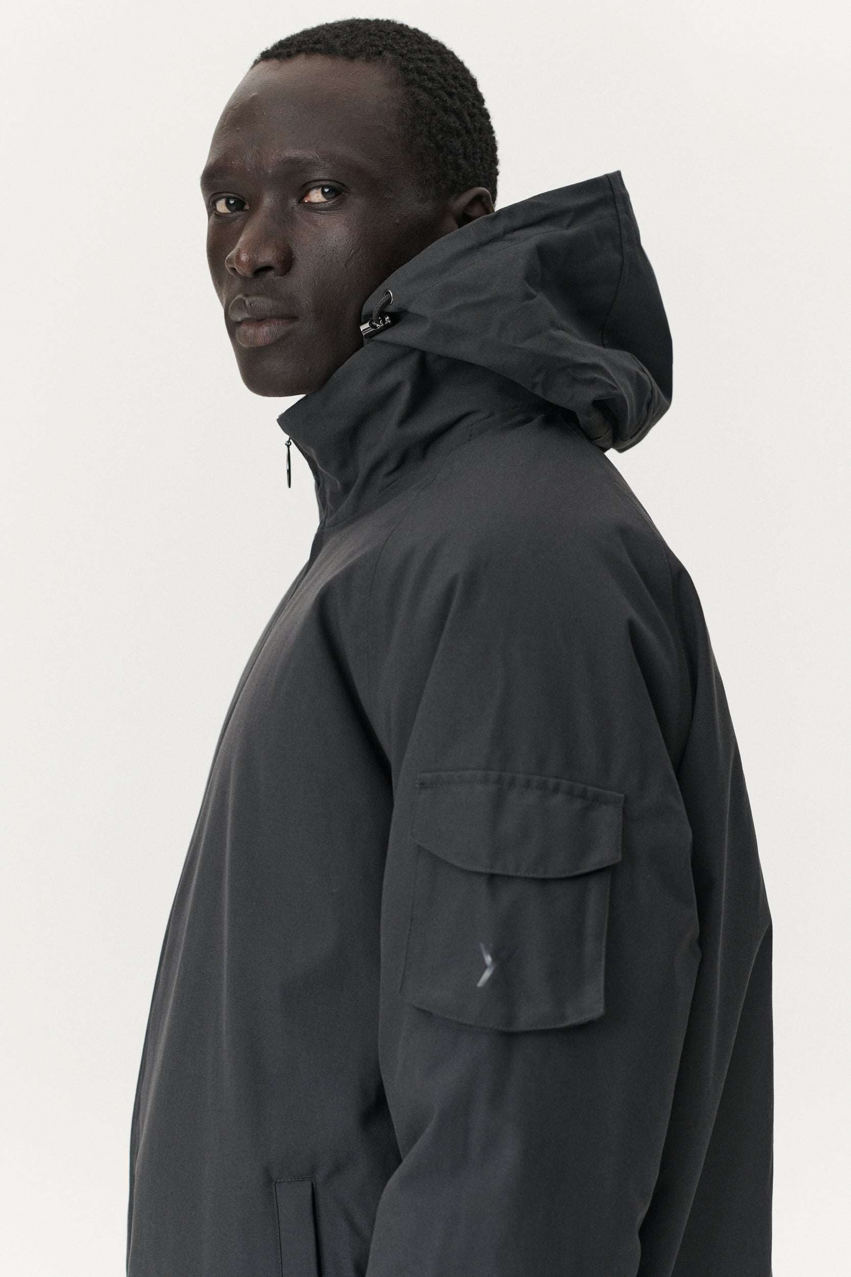 SHORT TRACKER POLY RAYON AW25 STEEL GREY