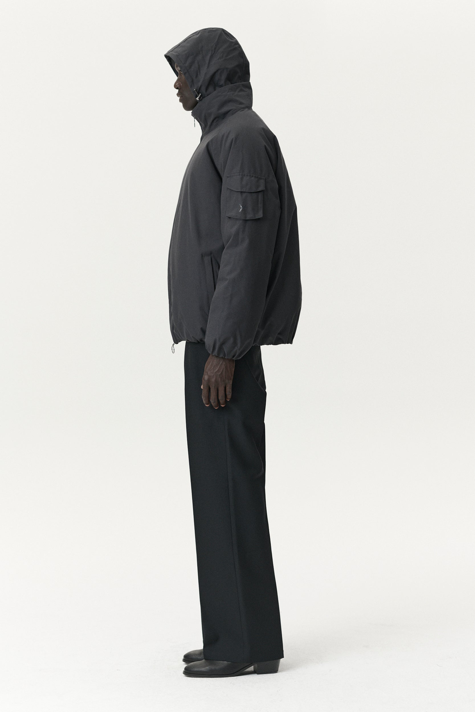 SHORT TRACKER POLY RAYON AW25 STEEL GREY