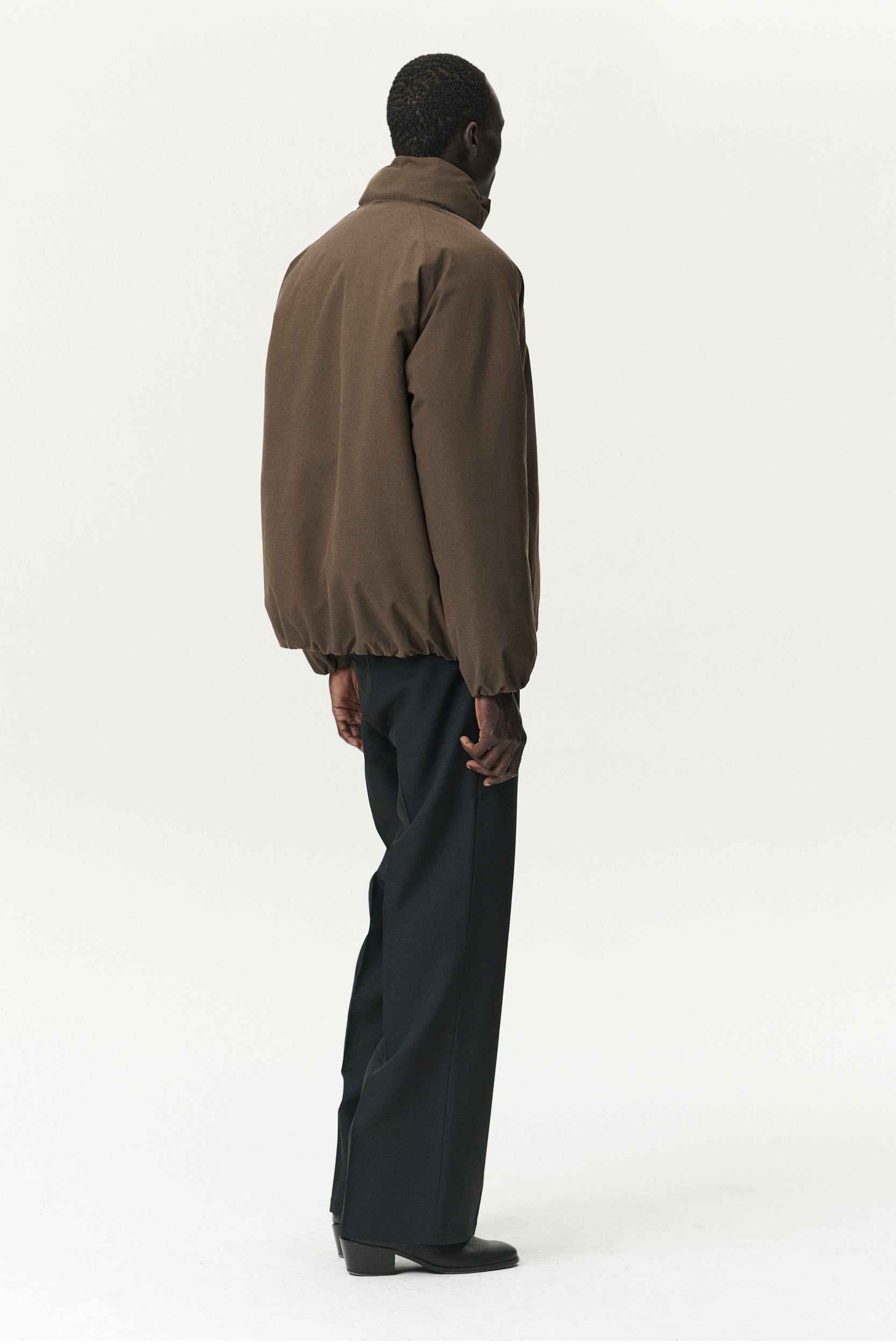 SHORT TRACKER POLY RAYON AW25 OLIVE