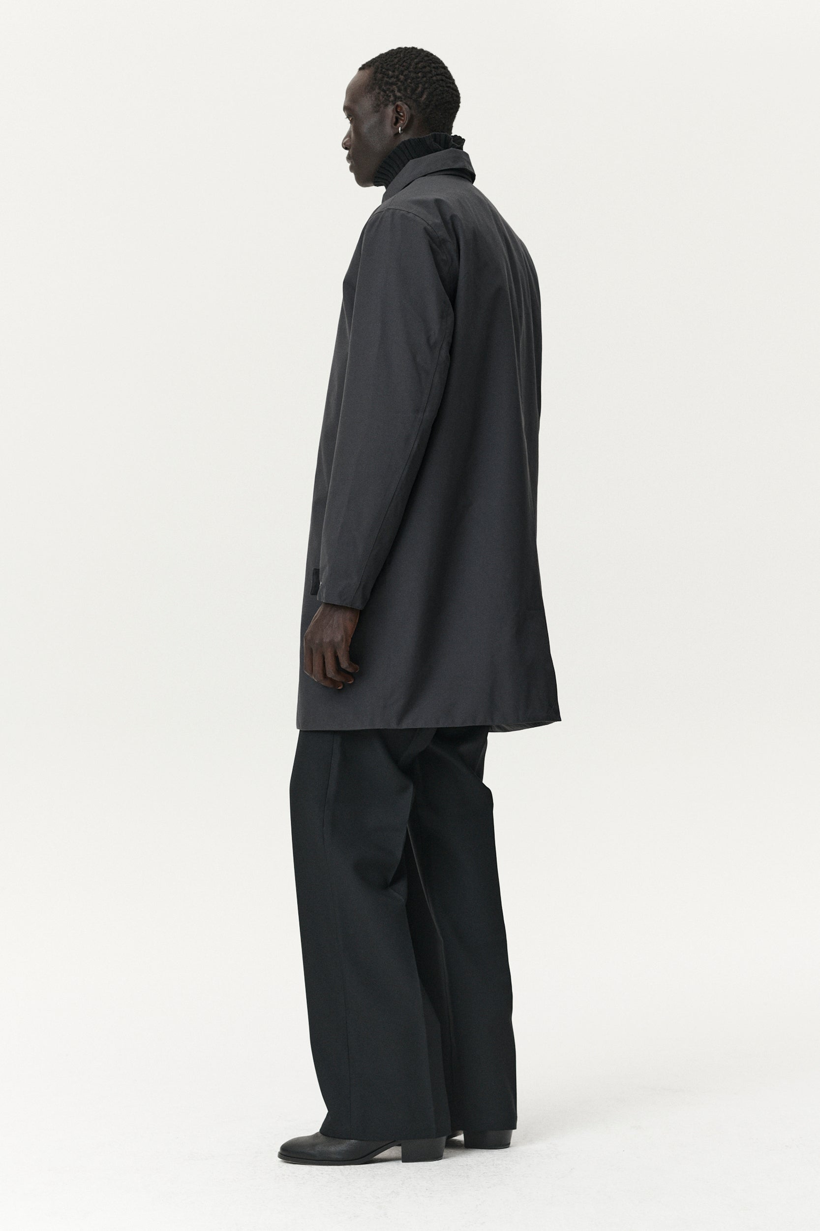 LONG DONG POLYRAYON WOOL LOOK AW25 STEEL GREY