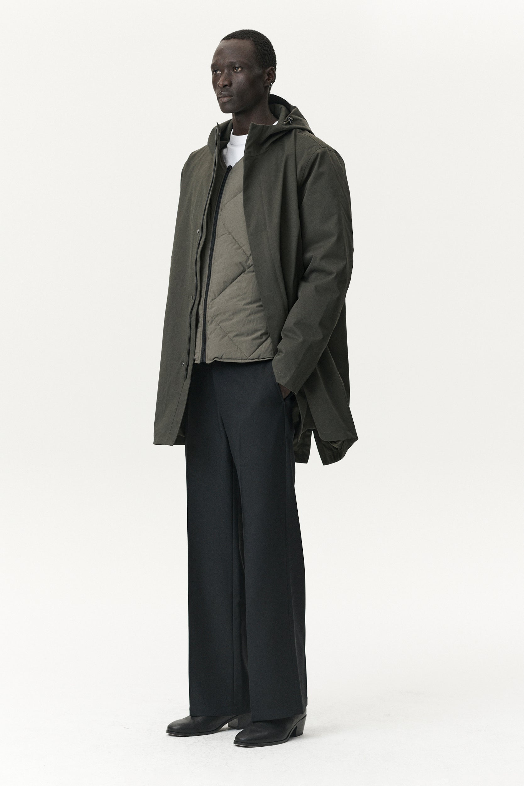 TERROR WEATHER PARKA DOWN LINER AW25 DARK MOSS