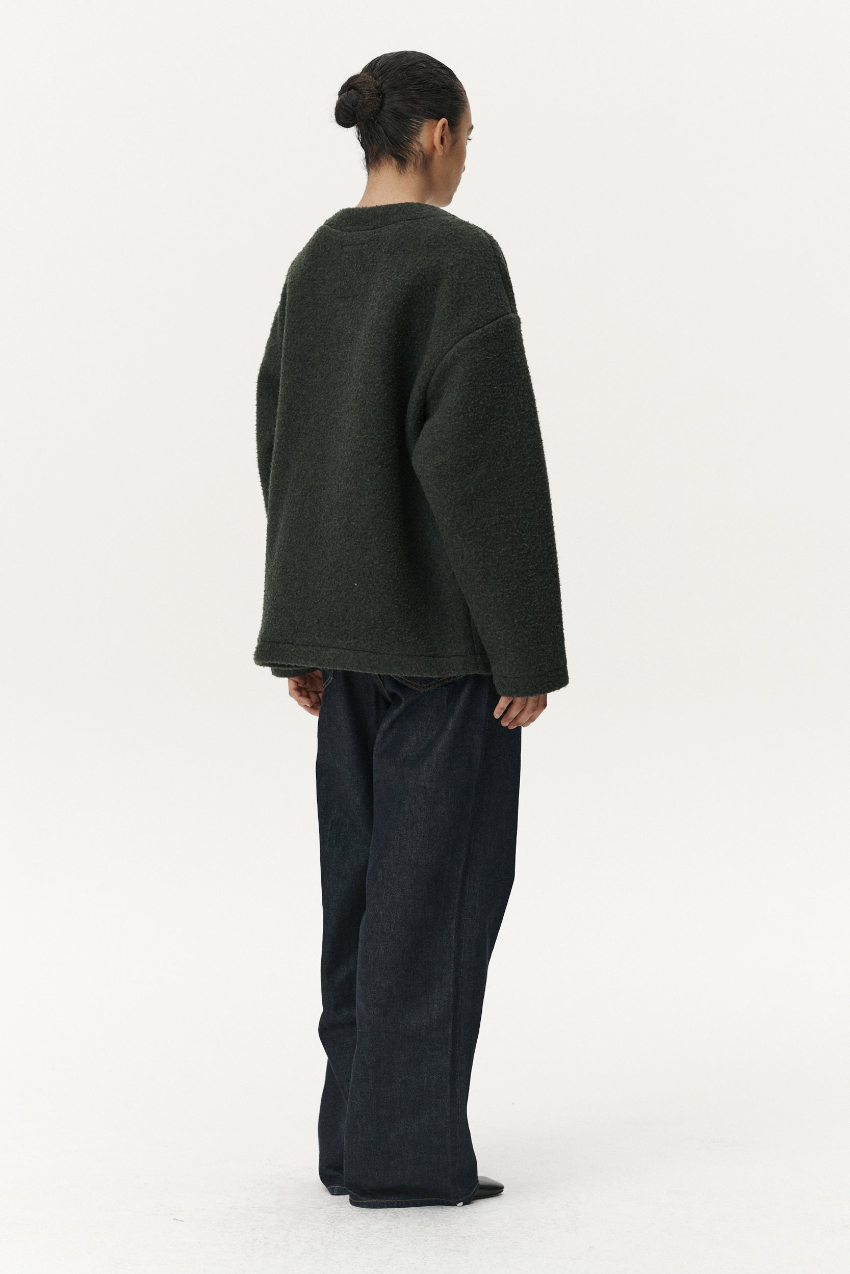 CARDI BOILED BONDED AW25 GREEN WOMENS