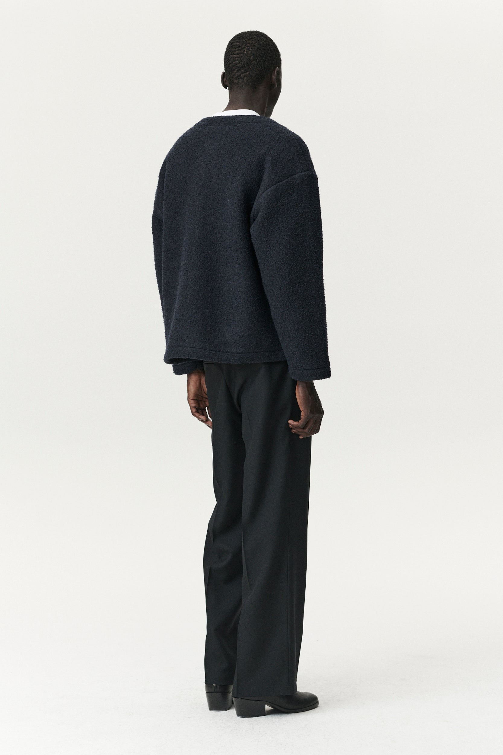 CARDI BOILED BONDED AW25 NAVY MENS