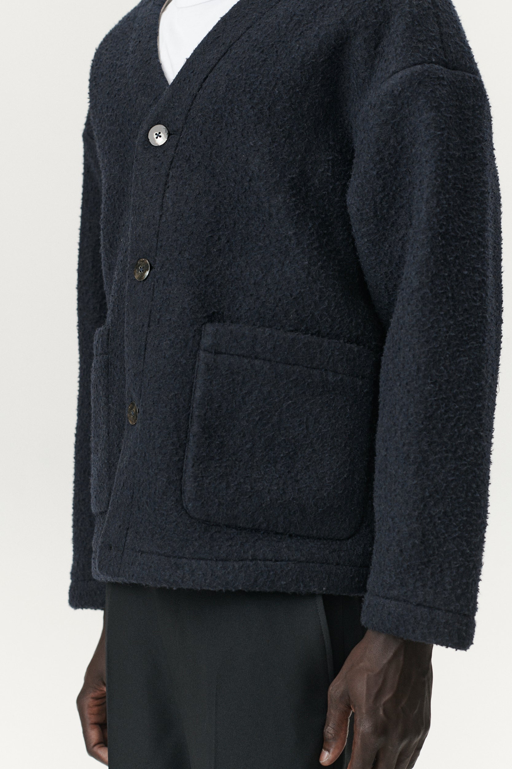 CARDI BOILED BONDED AW25 NAVY MENS