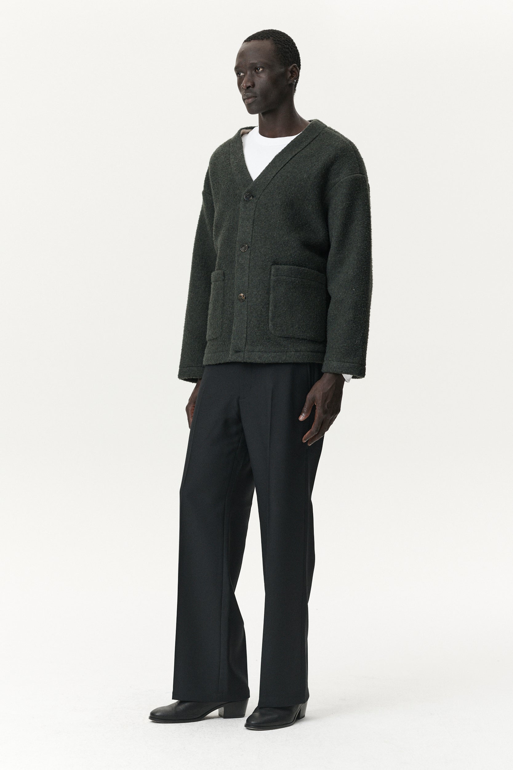 CARDI BOILED BONDED AW25 GREEN MENS