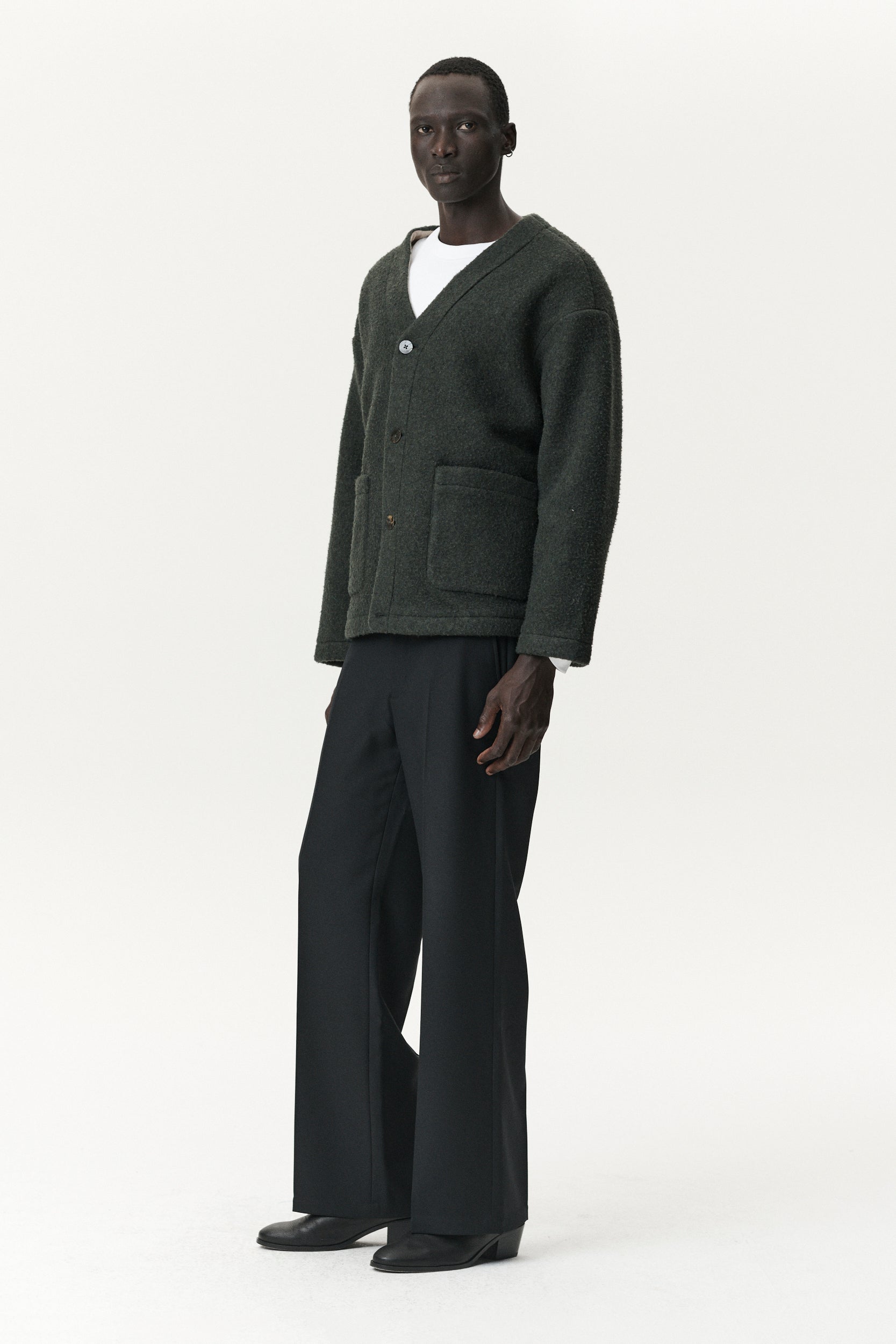 CARDI BOILED BONDED AW25 GREEN MENS