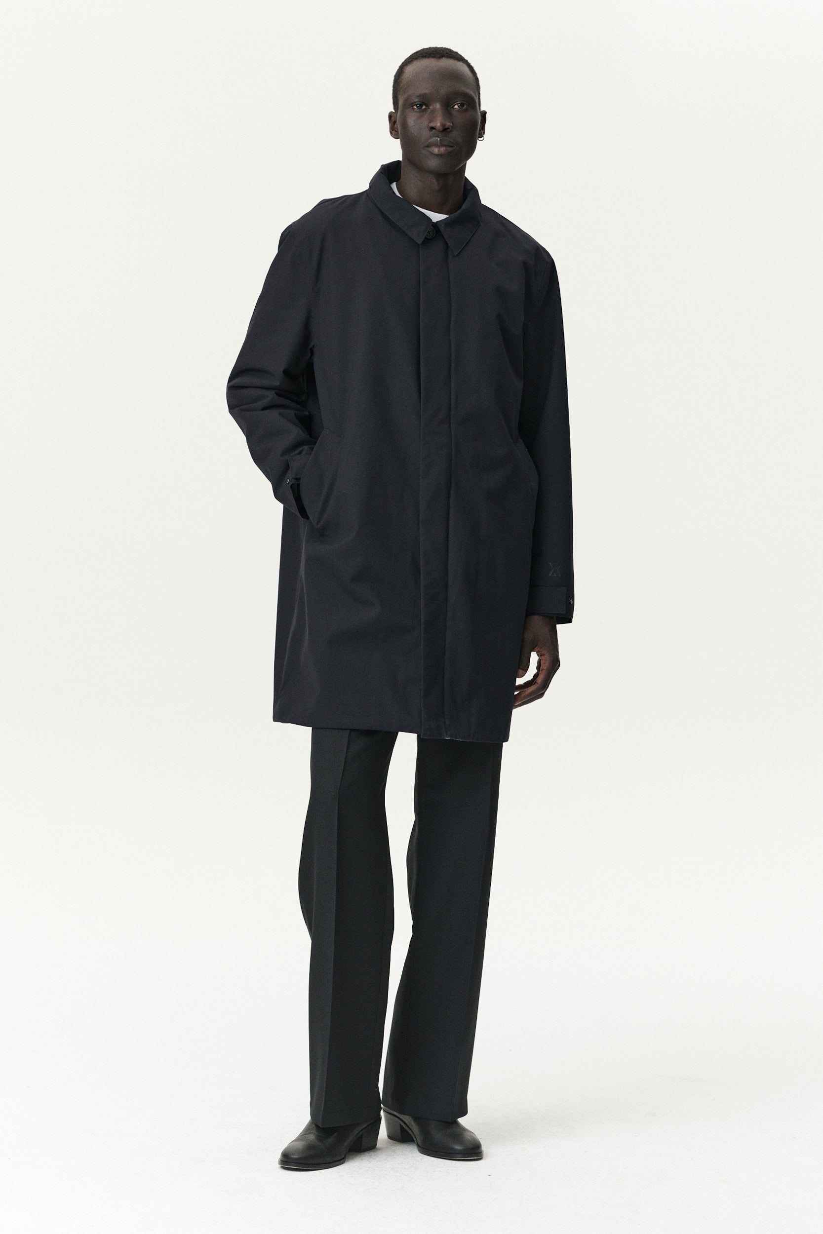 LONG DONG POLYRAYON WOOL LOOK AW25 NAVY | Welter Shelter