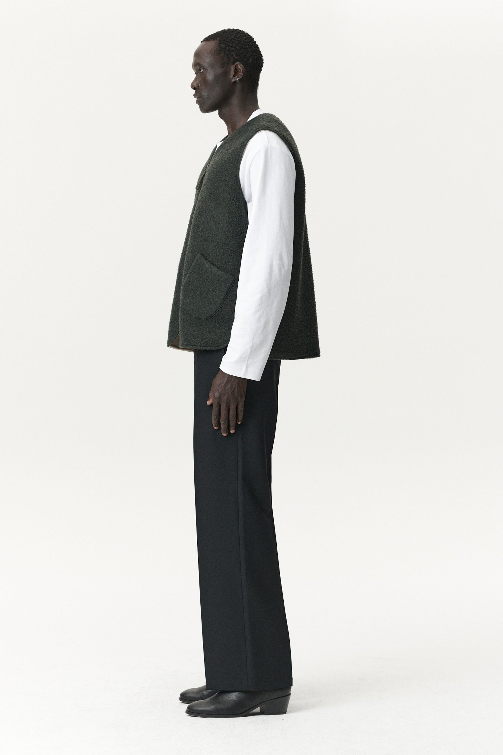 G-LAIT BONDED FLEECE BOILED AW25 GREEN