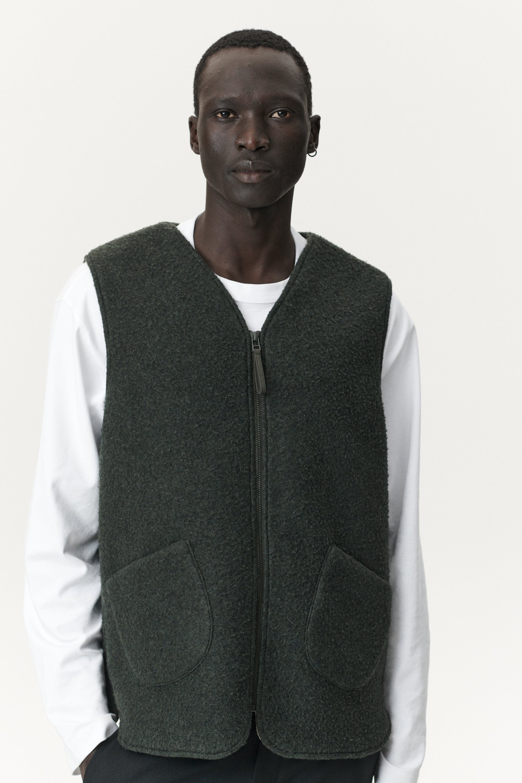 G-LAIT BONDED FLEECE BOILED AW25 GREEN